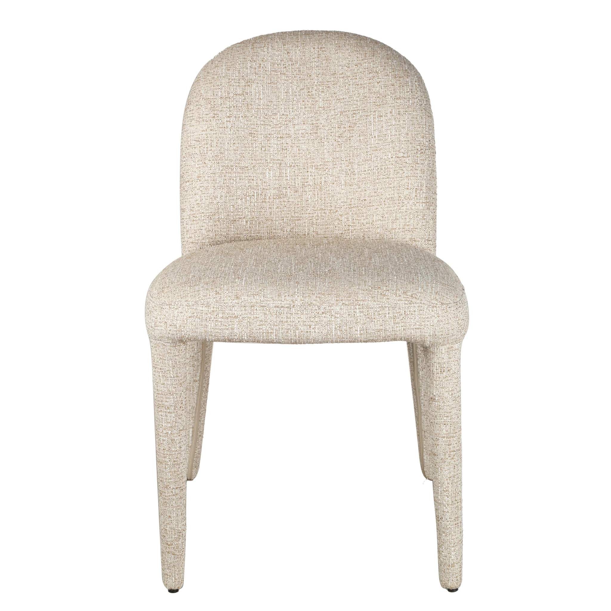 Set of 2 - William Dining Chair - Pale Beige - Image 3