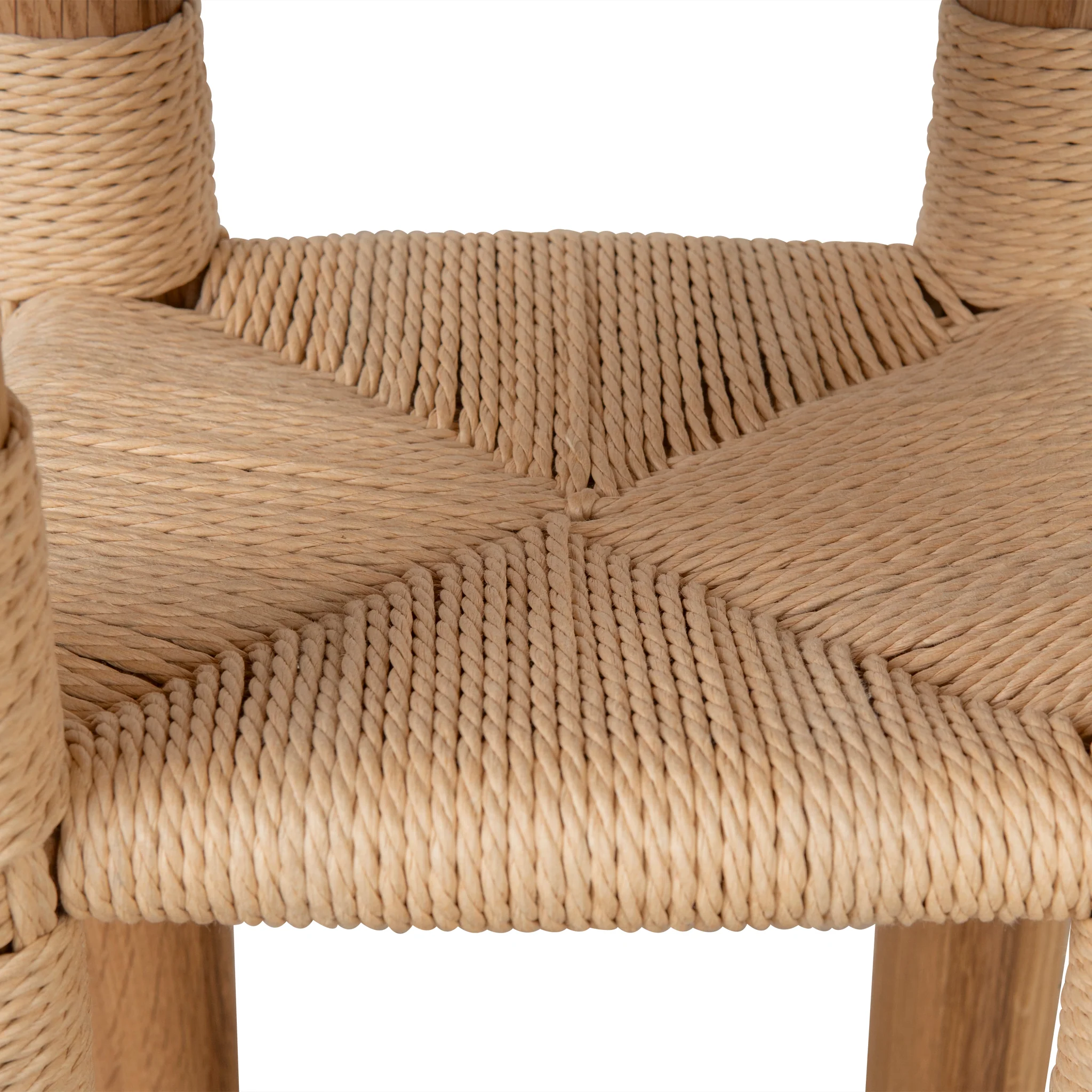 Smith 42cm Round Side Table - Natural - Image 4