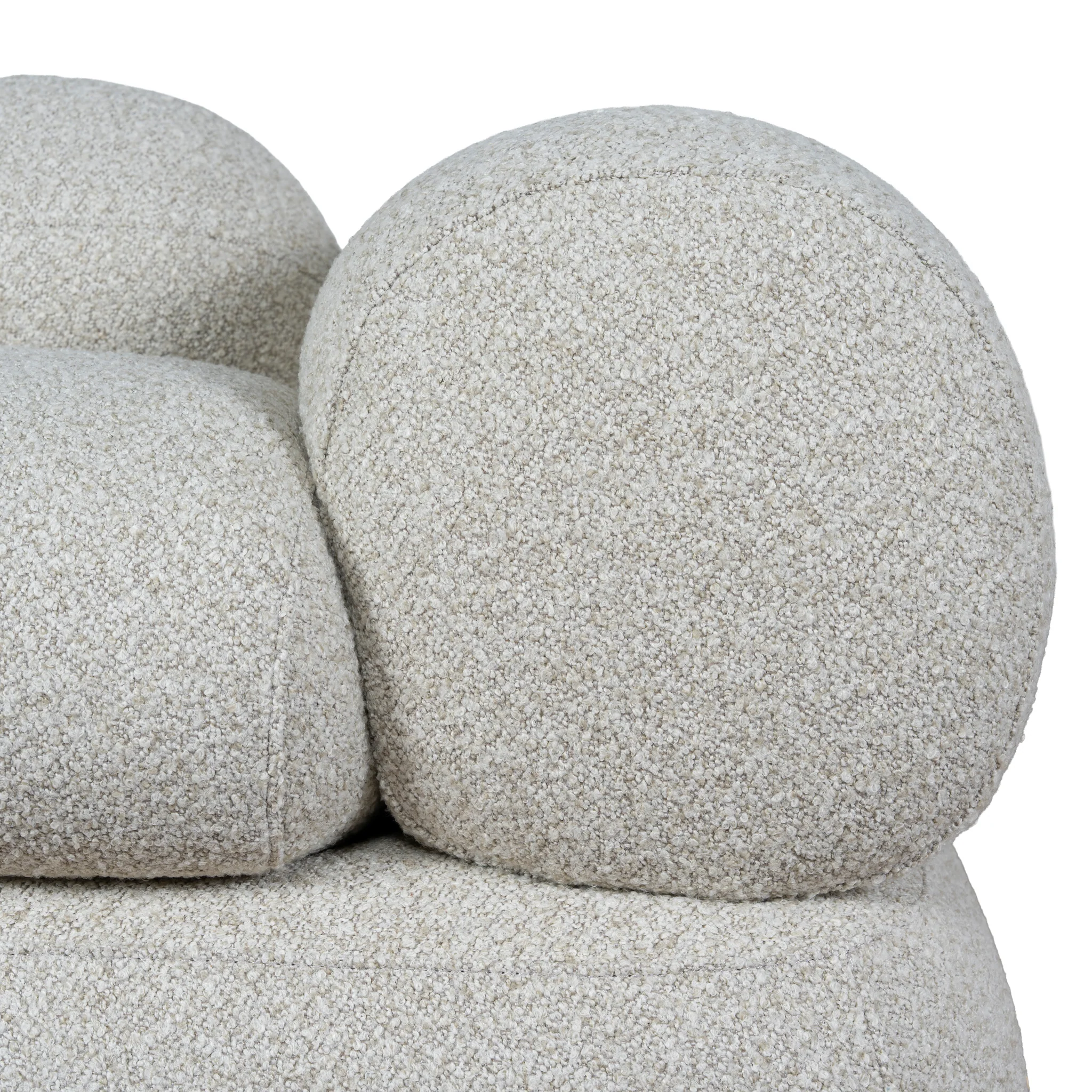 Solara 4 Seater Sofa - Oatmeal Beige - Image 15