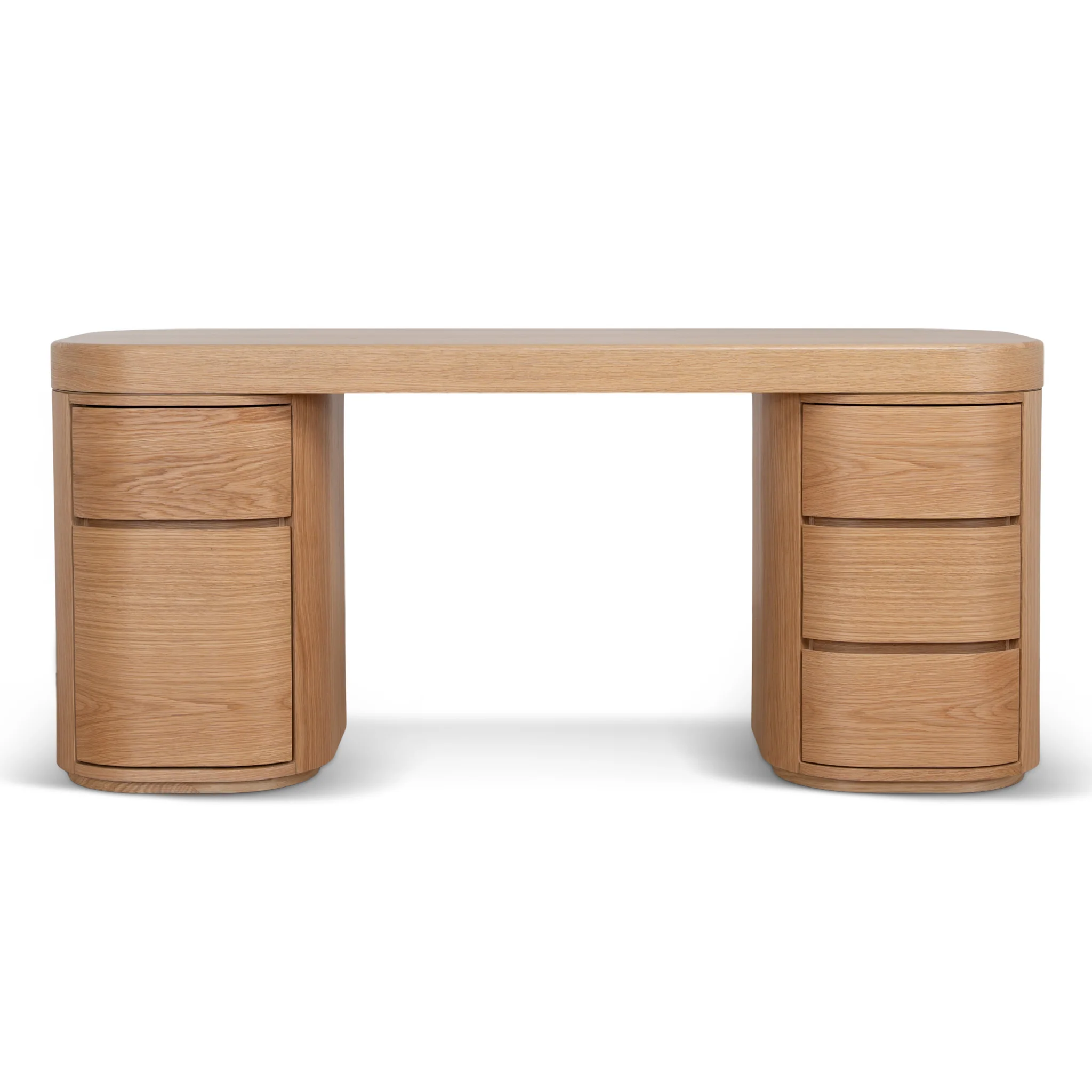 Solvia 1.7m Office Desk - Natural Oak - Image 2