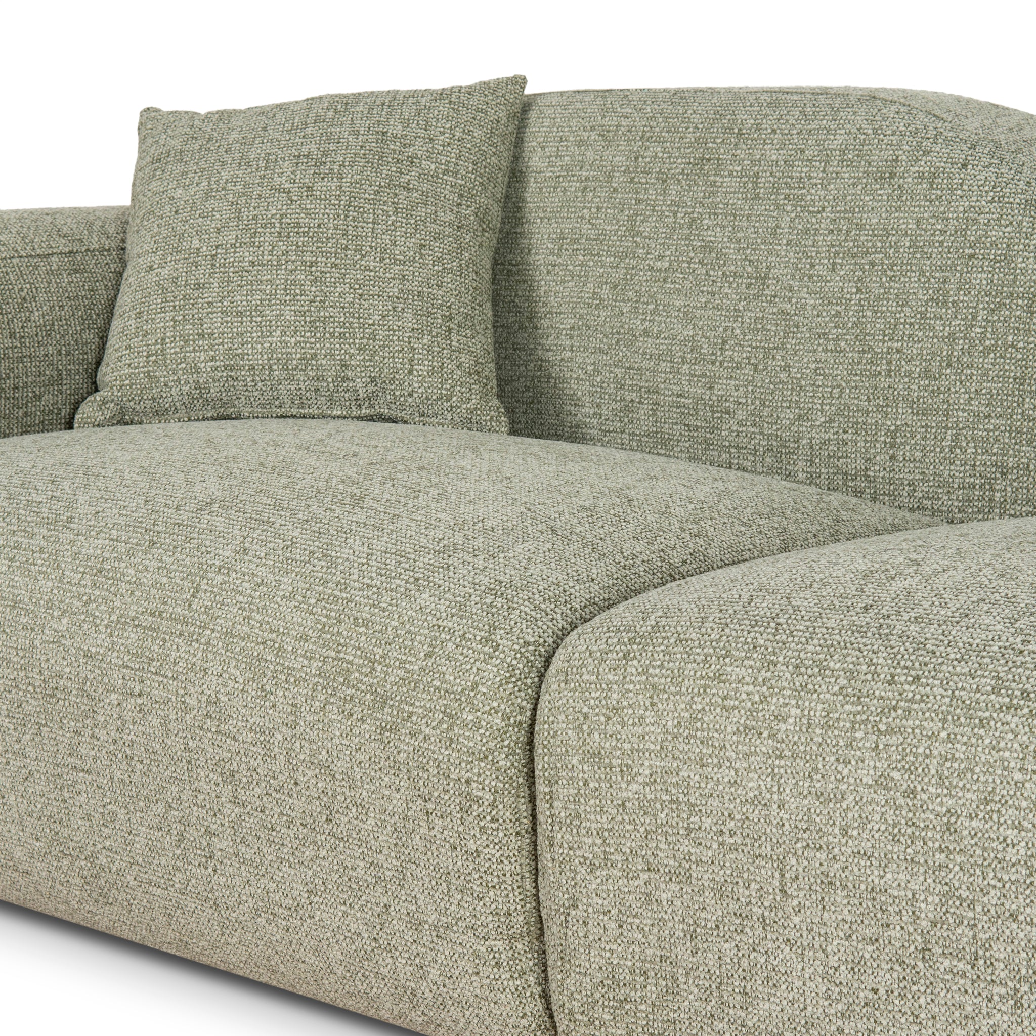 Soma 3 Seater Sofa - Coral Light Green - Image 15