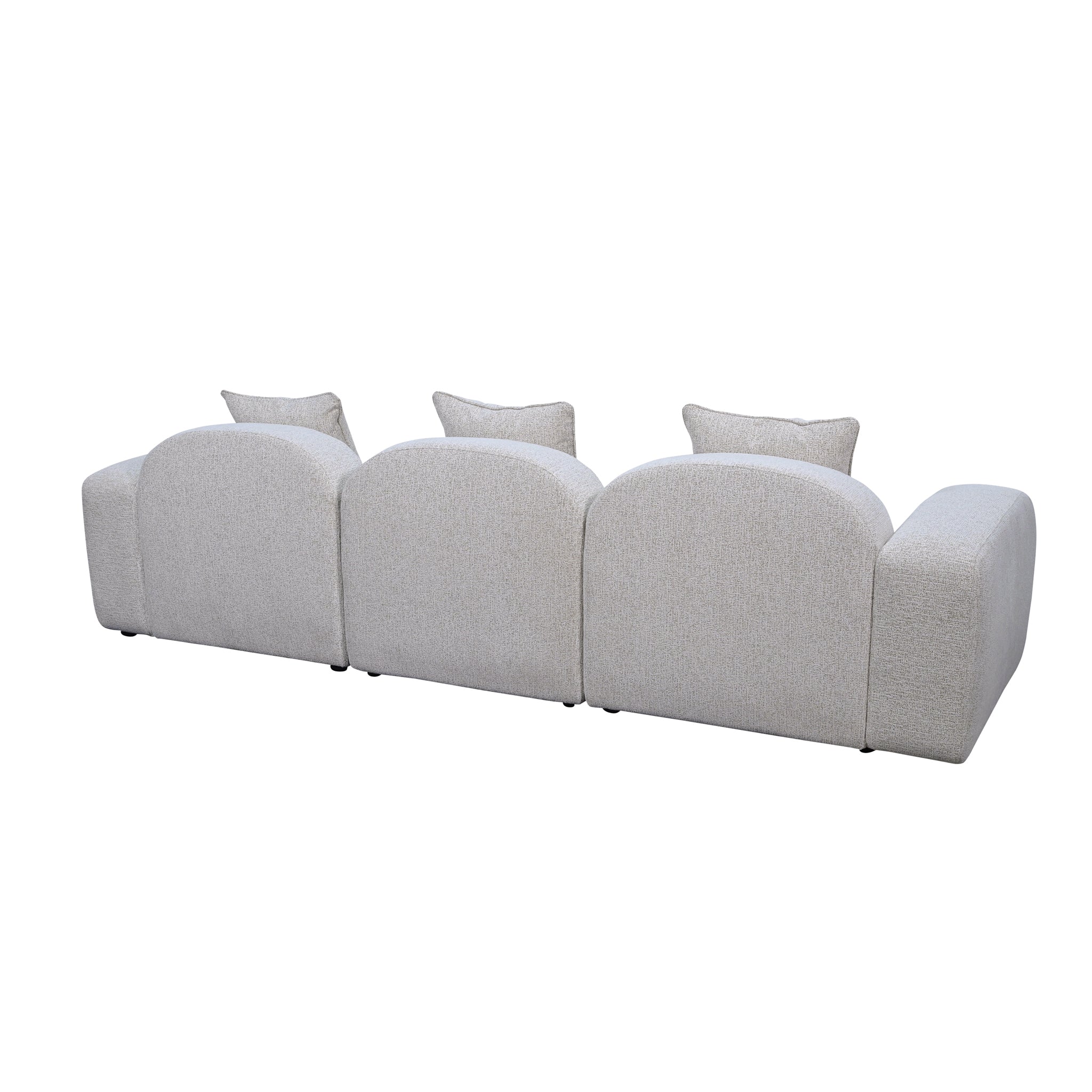 Soma 4 Seater Sofa - Almond Beige - Image 4