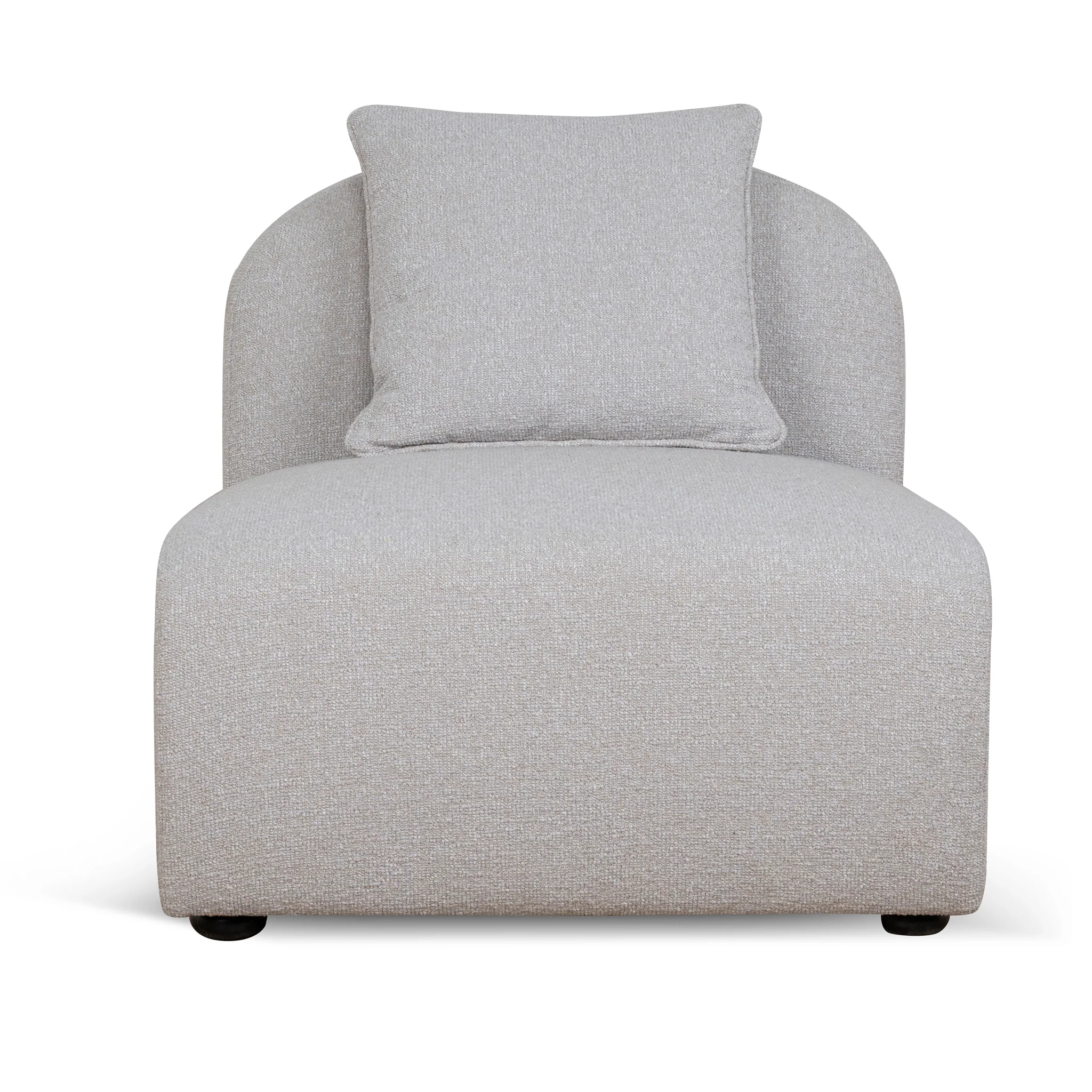 Soma Additional Armless for 4 Seater Sofa - Sandstone Beige - Last One - Image 2