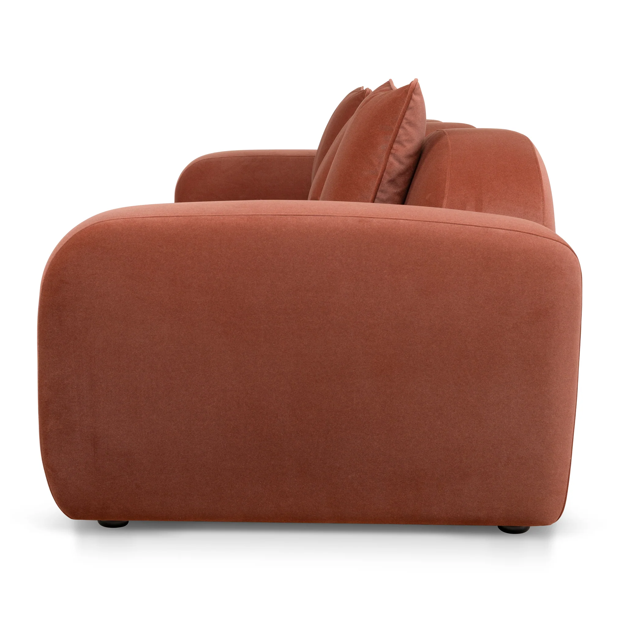 Soma 4 Seater Sofa - Burnt Maroon - Image 16