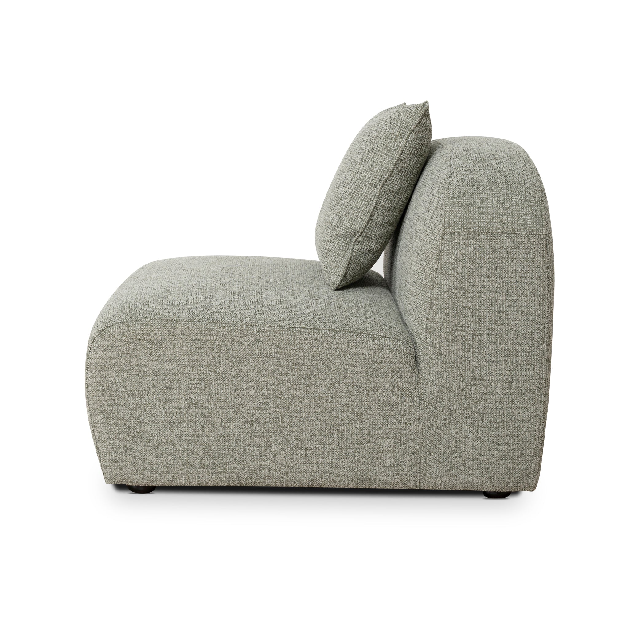 Soma Additional Armless for 4 Seater Sofa - Coral Light Green - Image 2