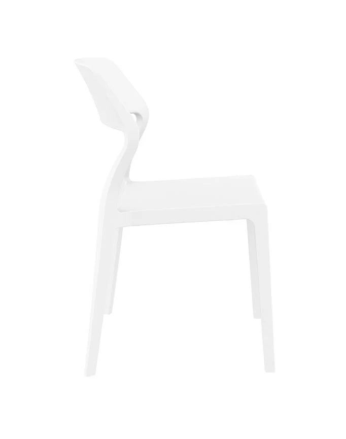 Specter Indoor / Outdoor Dining Chair - White - Image 3
