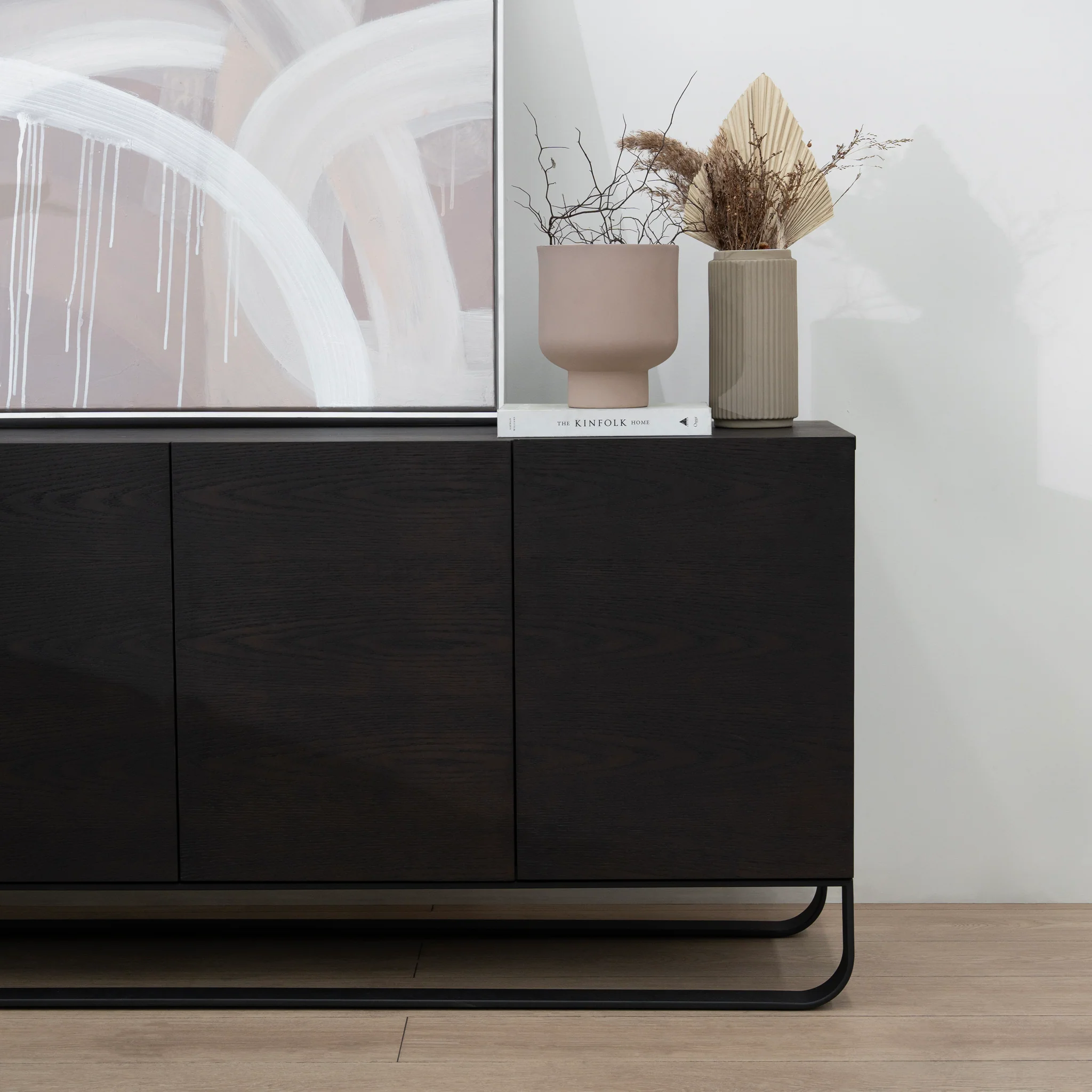 Strado 1.8m Sideboard Unit - Dark Walnut - Image 3
