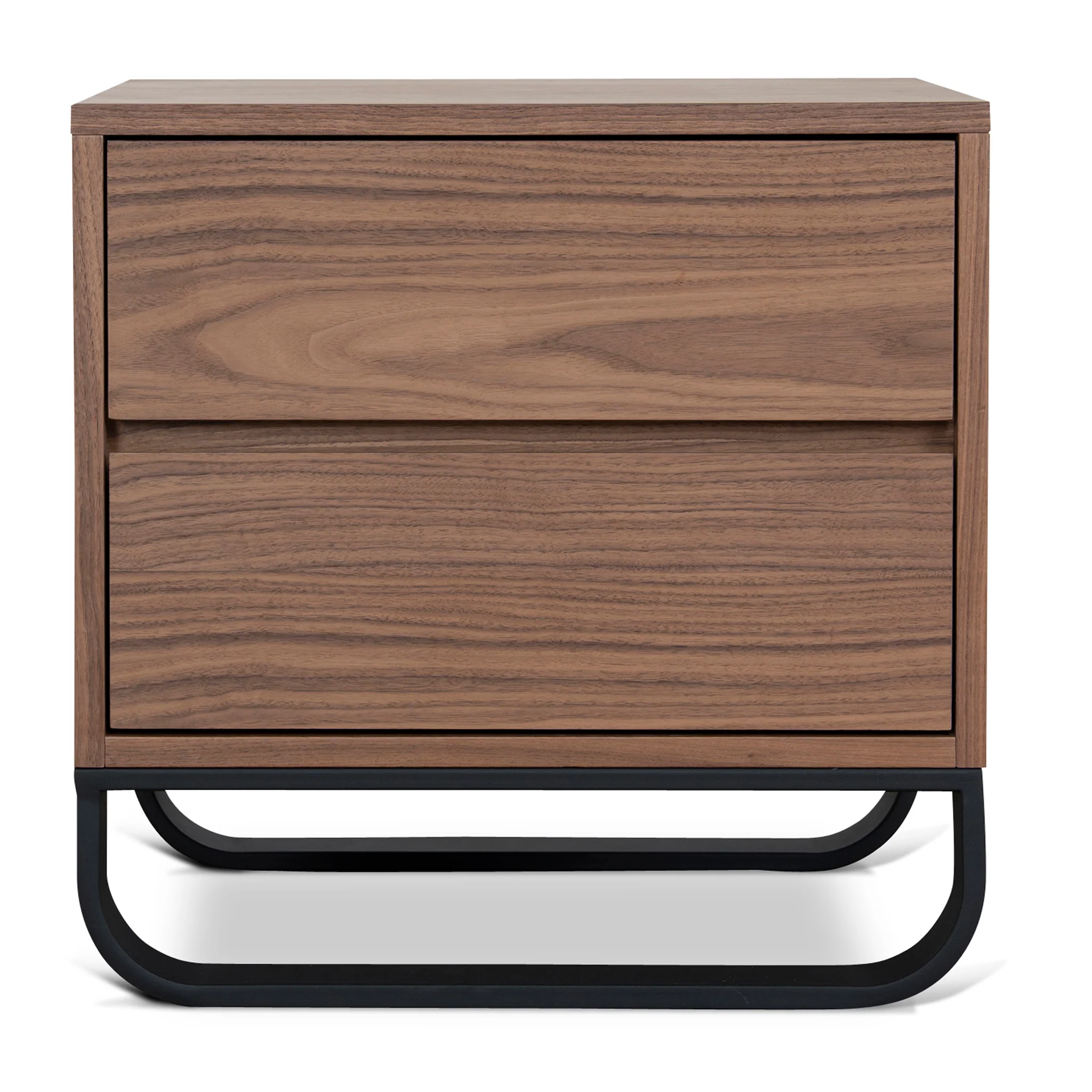 Strado 55cm Bedside Table - Walnut - Image 2
