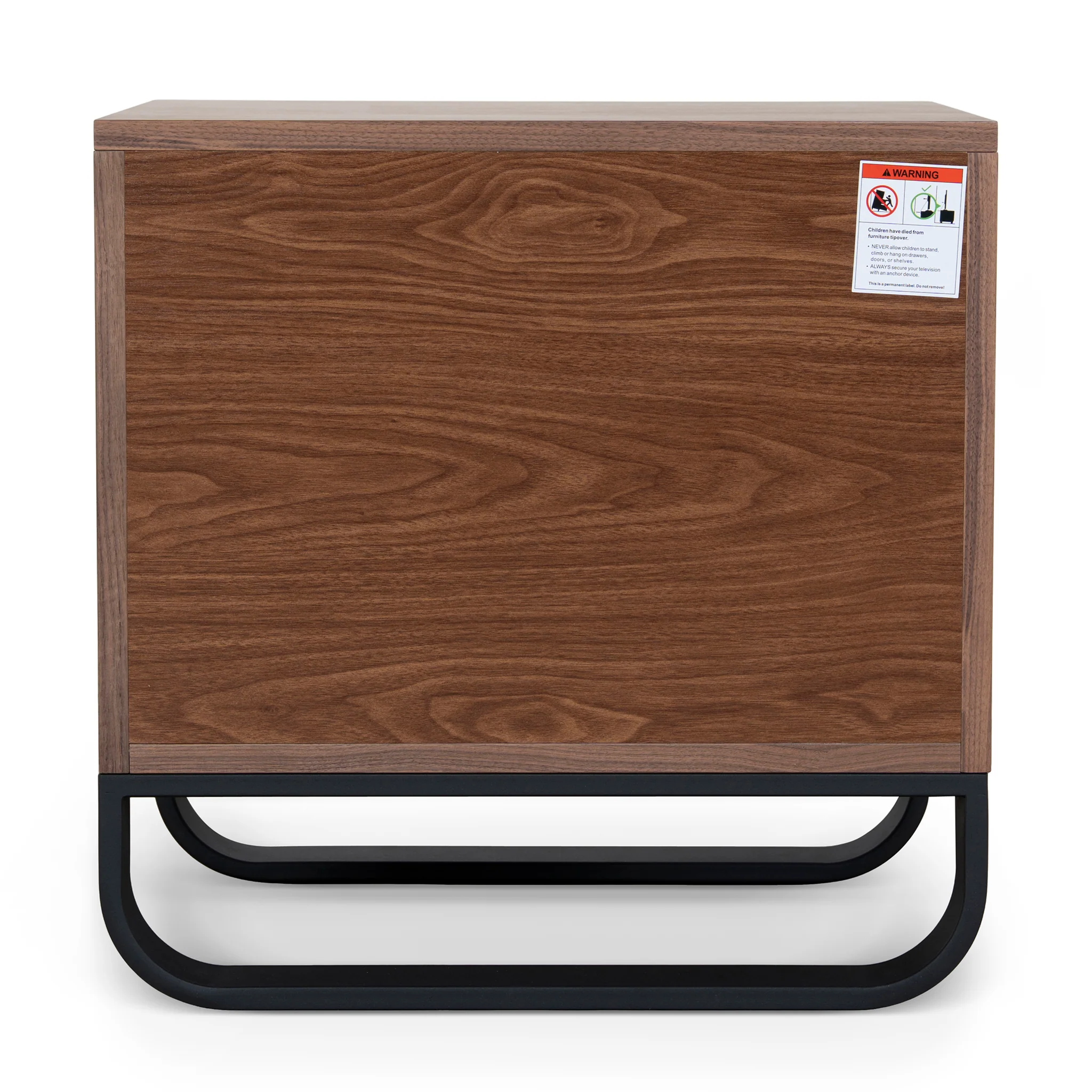 Strado 55cm Bedside Table - Walnut - Image 5