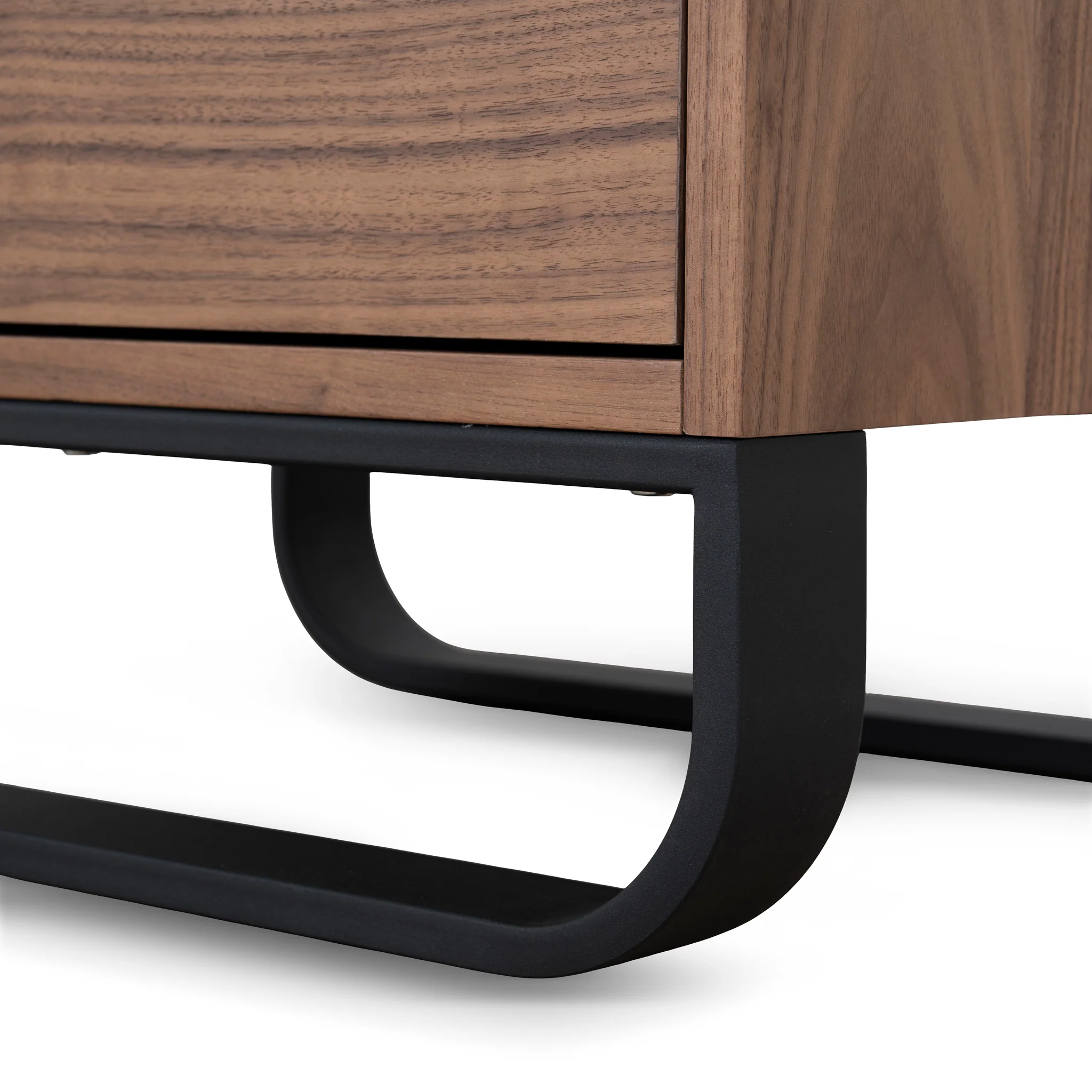 Strado 55cm Bedside Table - Walnut - Image 8
