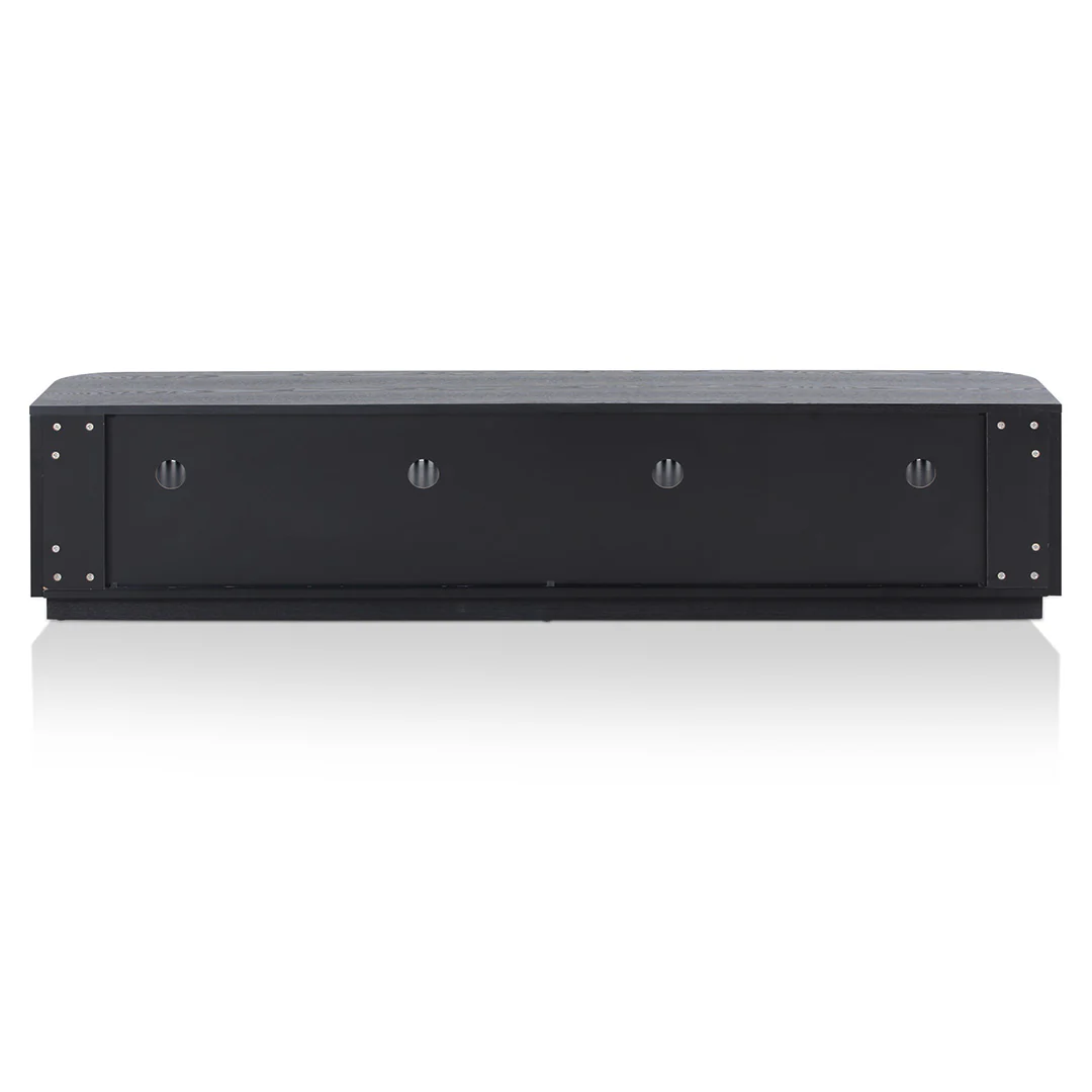 Tahlia 2m TV Entertainment Unit - Full Black - Image 5