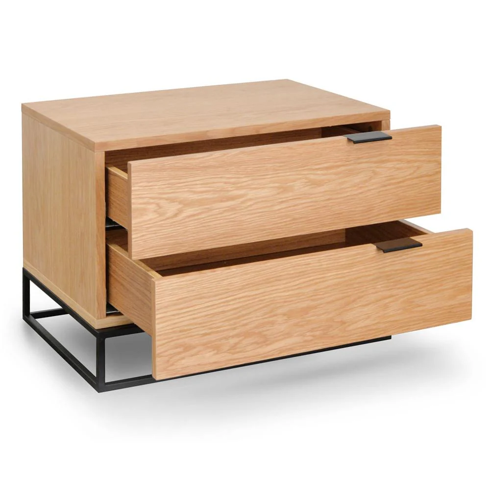 Talia Bedside Table - Natural Oak - Last One - Image 4