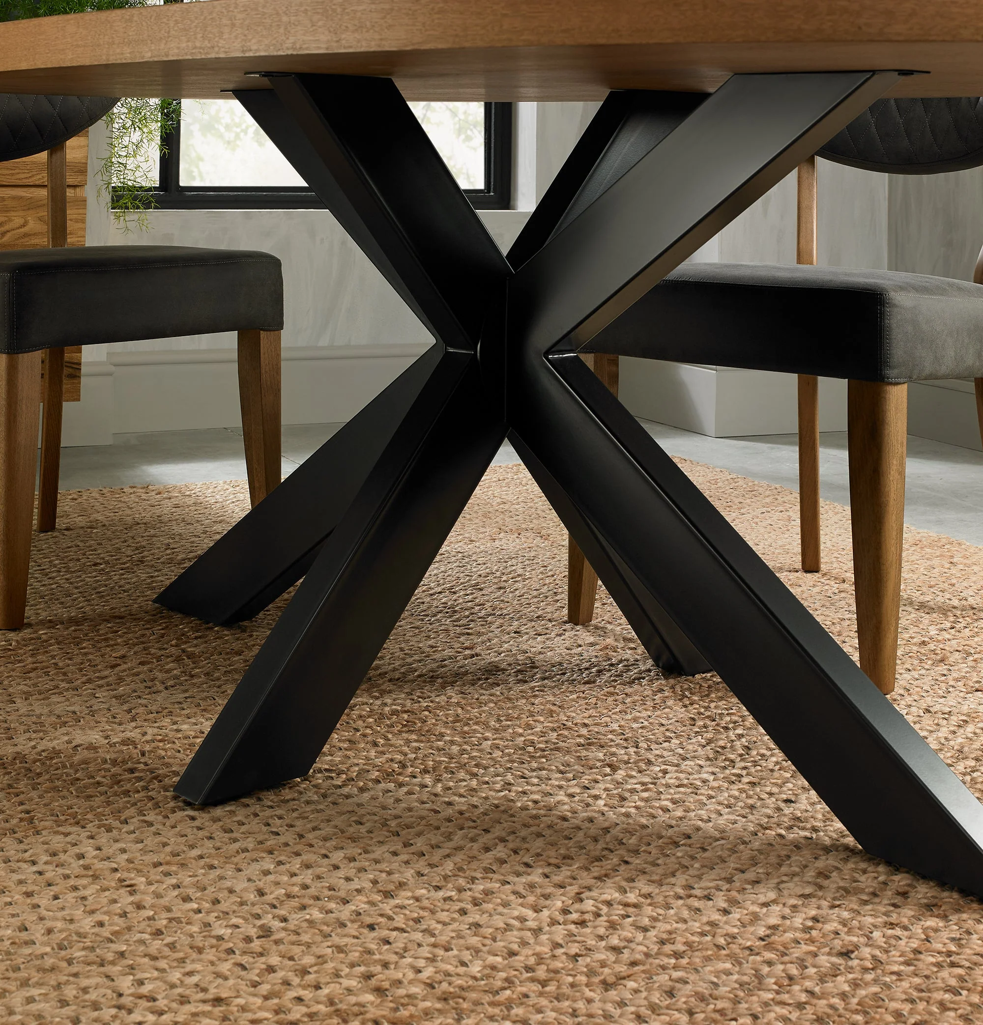 Tammi 6 Seater Dining Table - European Knotty Oak - Image 8