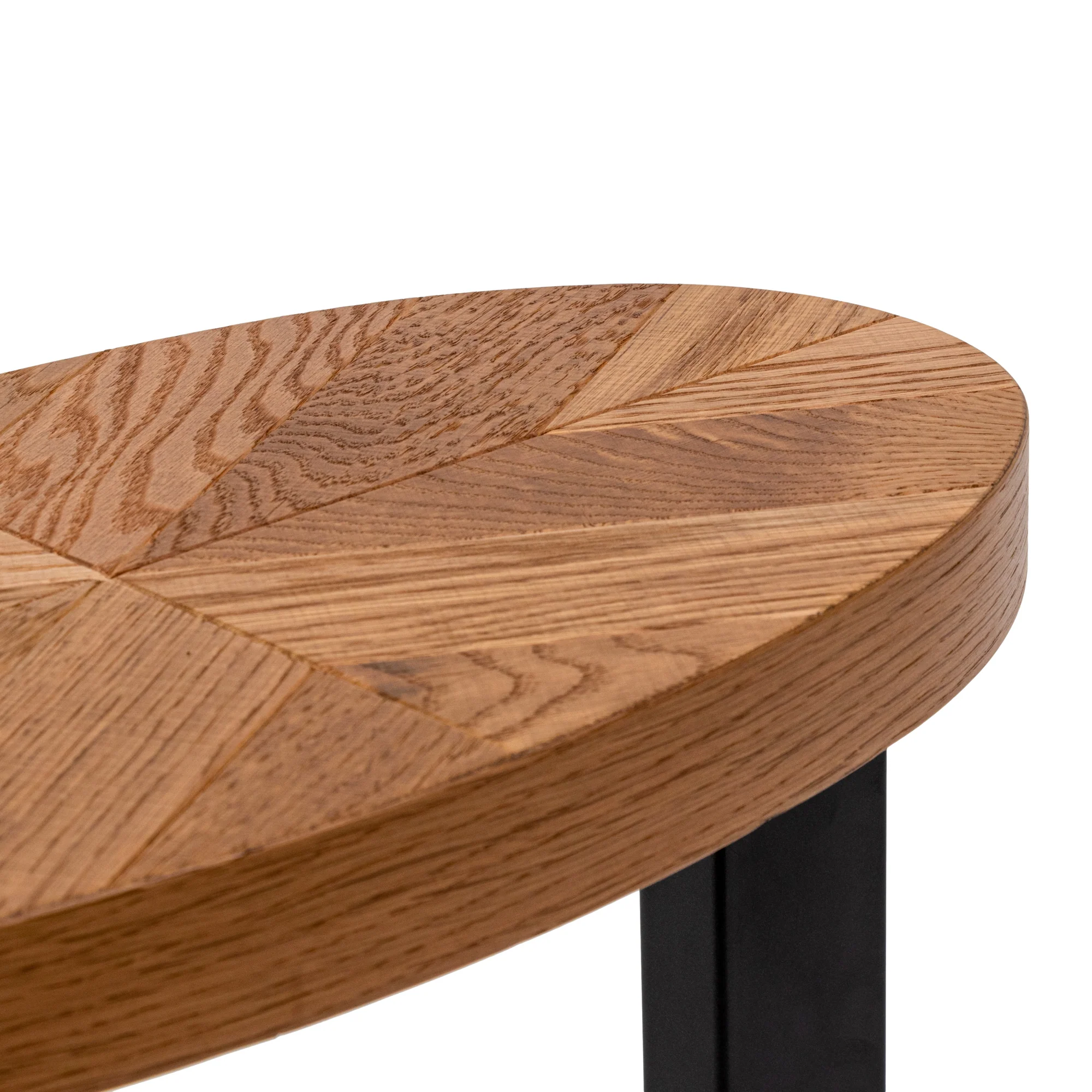 Tammi Oval Side Table - European Knotty Oak - Image 4