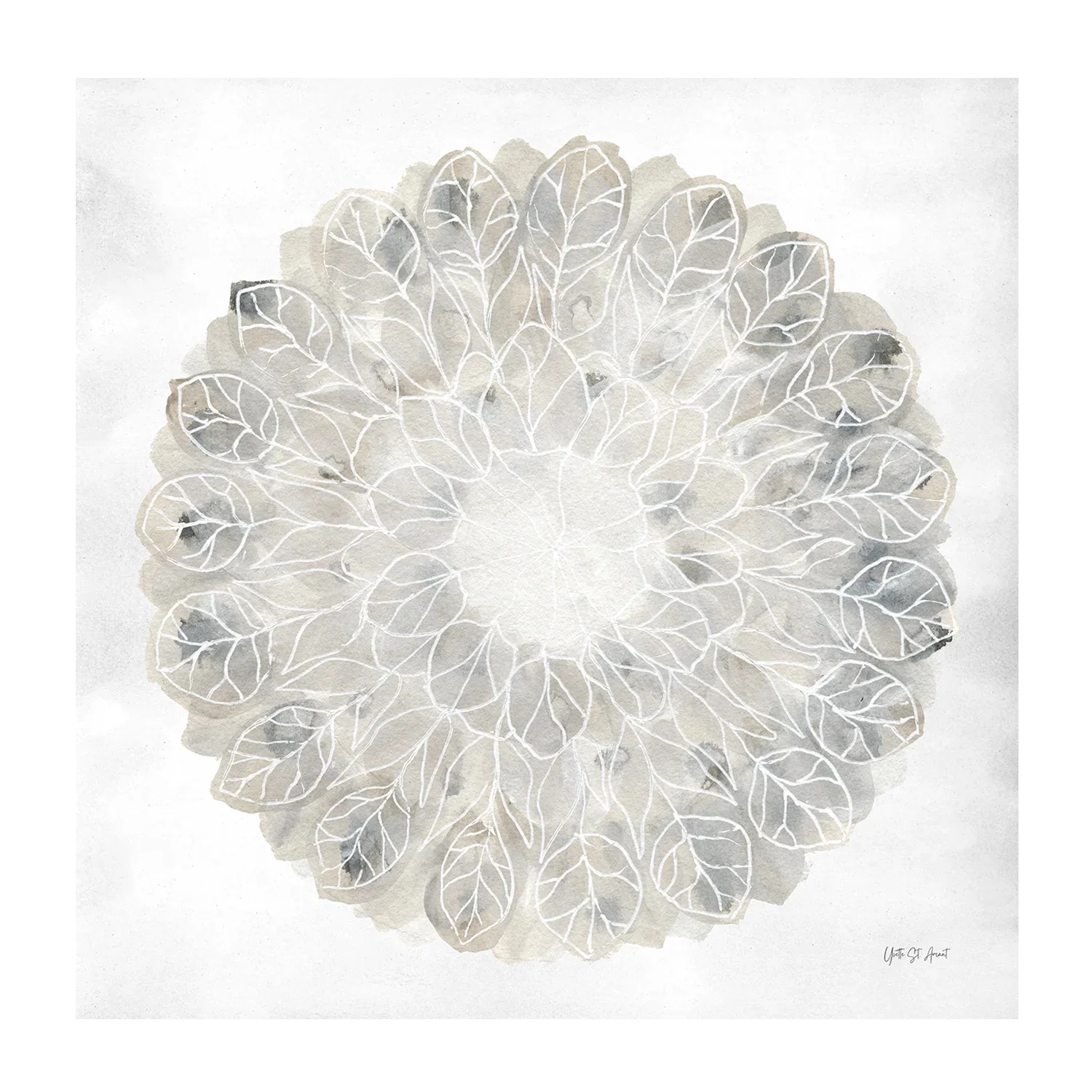 Set of 2 - Natures Pinwheel, Style A & B, By Yvette St. Amant - Image 3