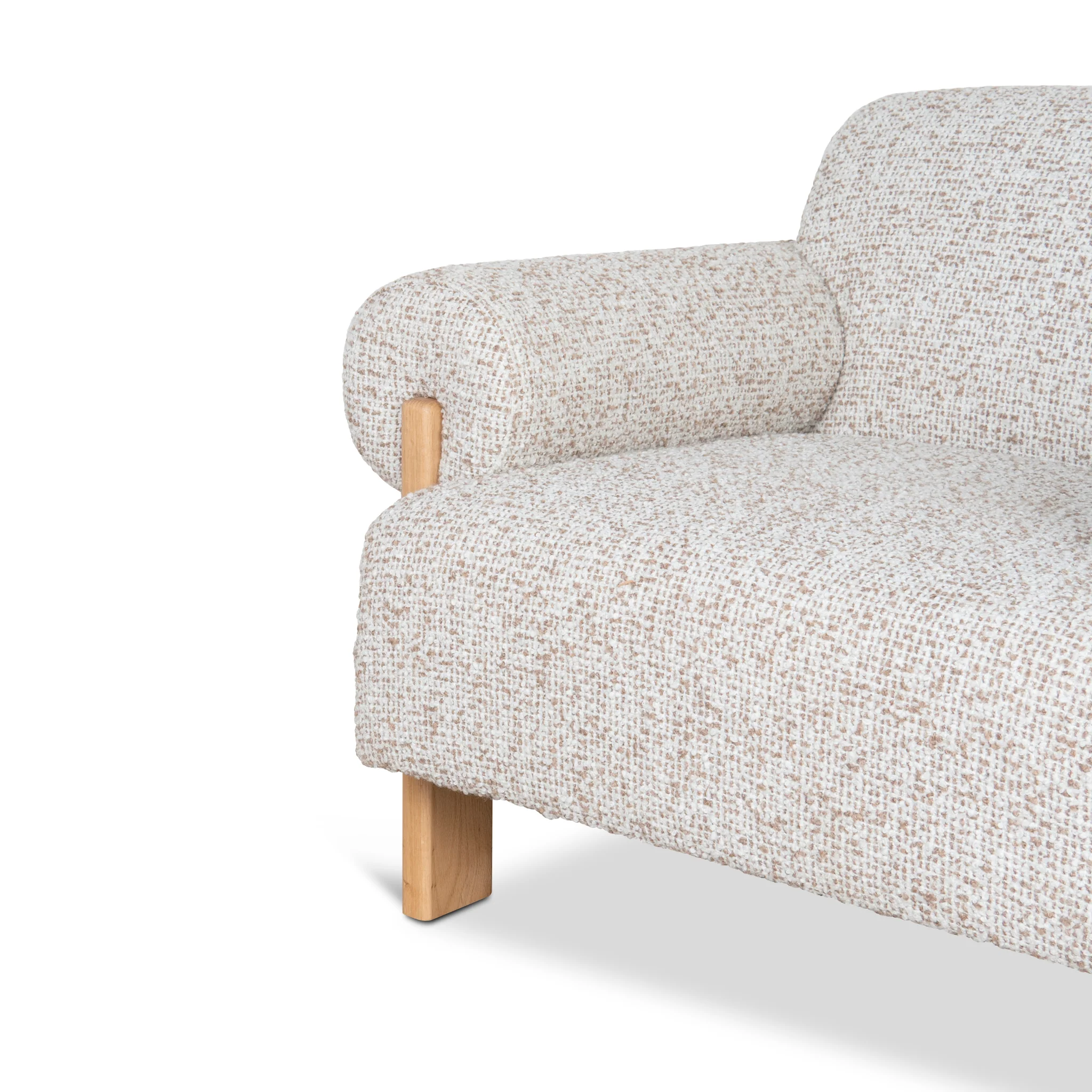 Teria Fabric Armchair - Sand Beige - Image 14