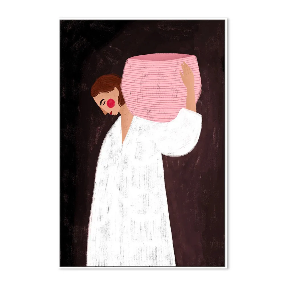 The Woman With The Pink Basket, By Bea Muller - Image 5