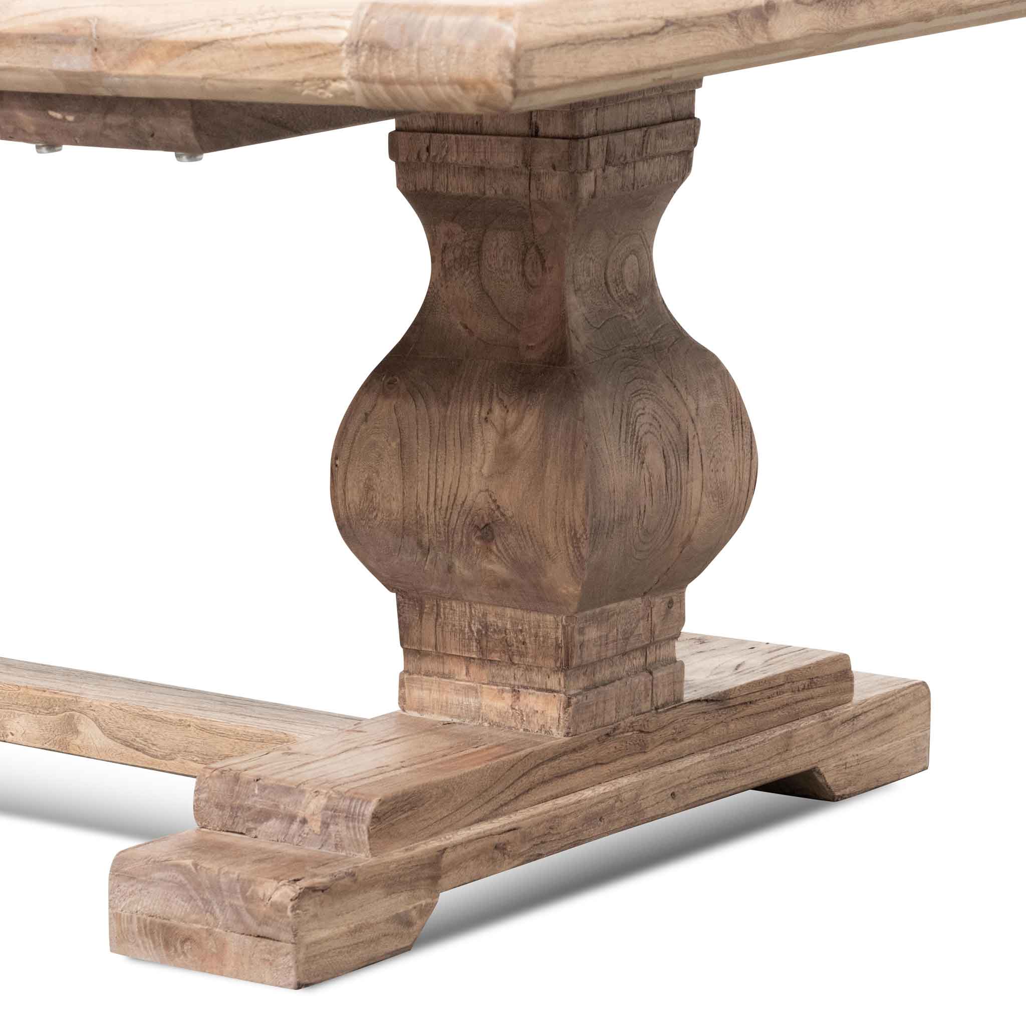 Titan 1.5m Reclaimed Wood Coffee Table - Natural - Image 13