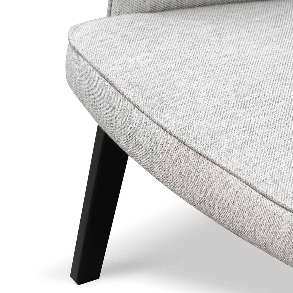 Trent Fabric Lounge Chair - Silver Grey - Image 10