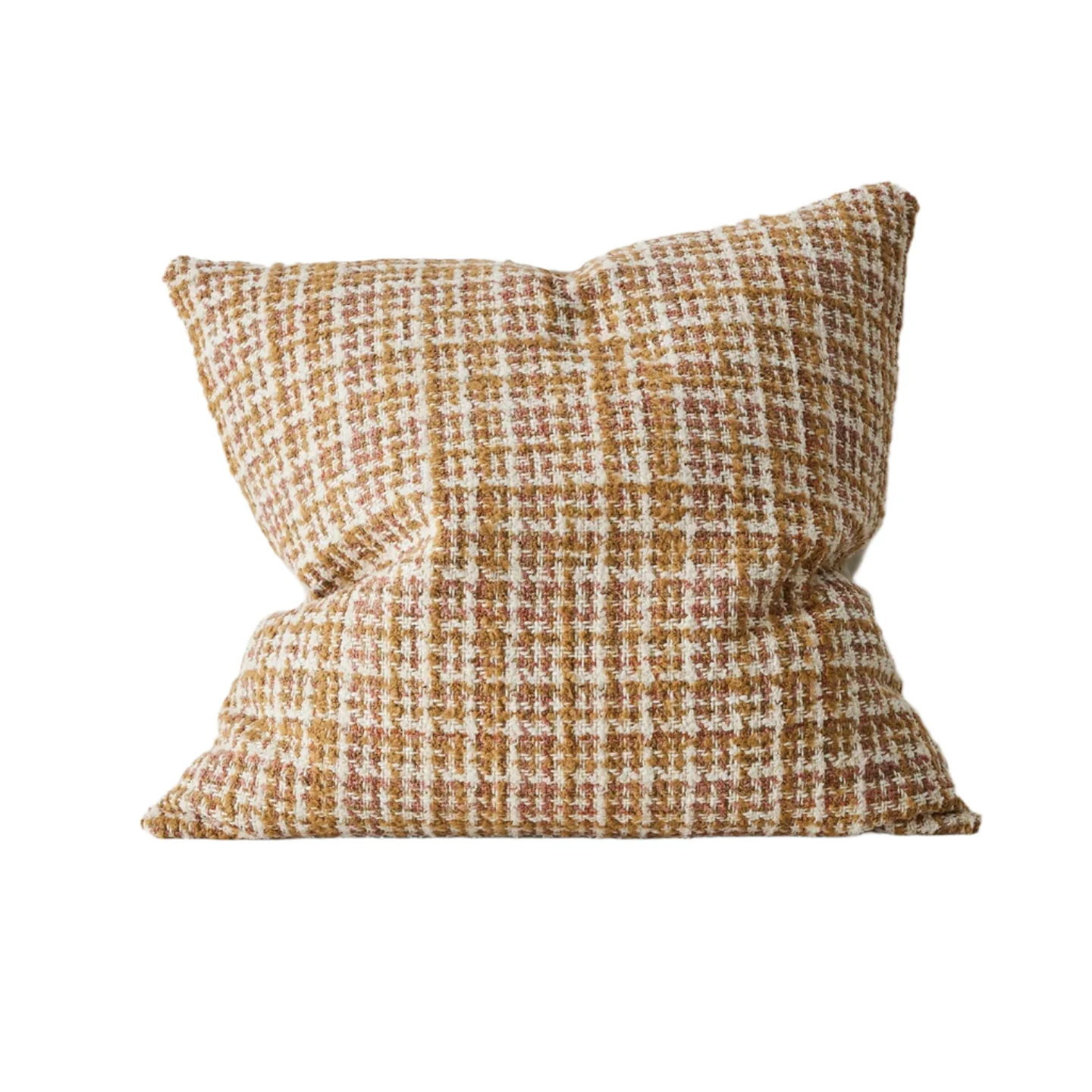 Tripoli 50cm Artisanal Woven Check Cushion