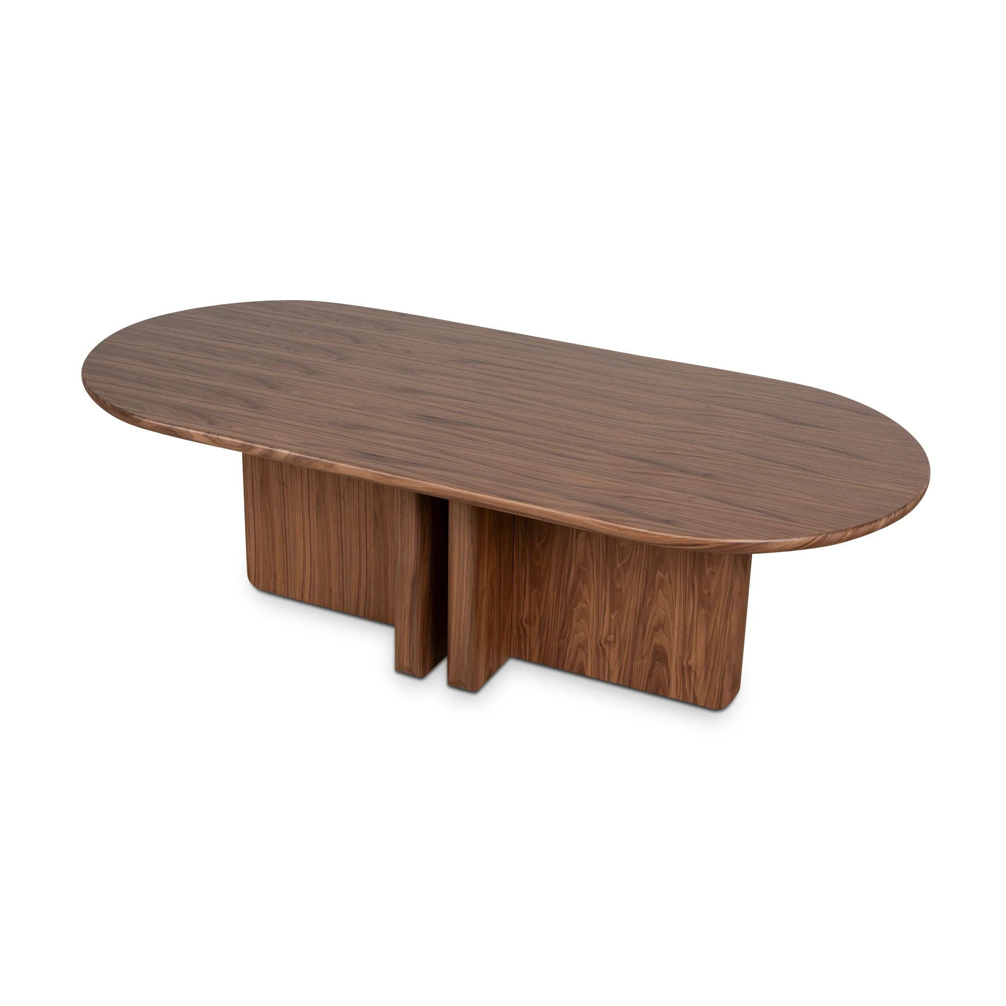 Valdis 2.4m Dining Table - Walnut - Image 5