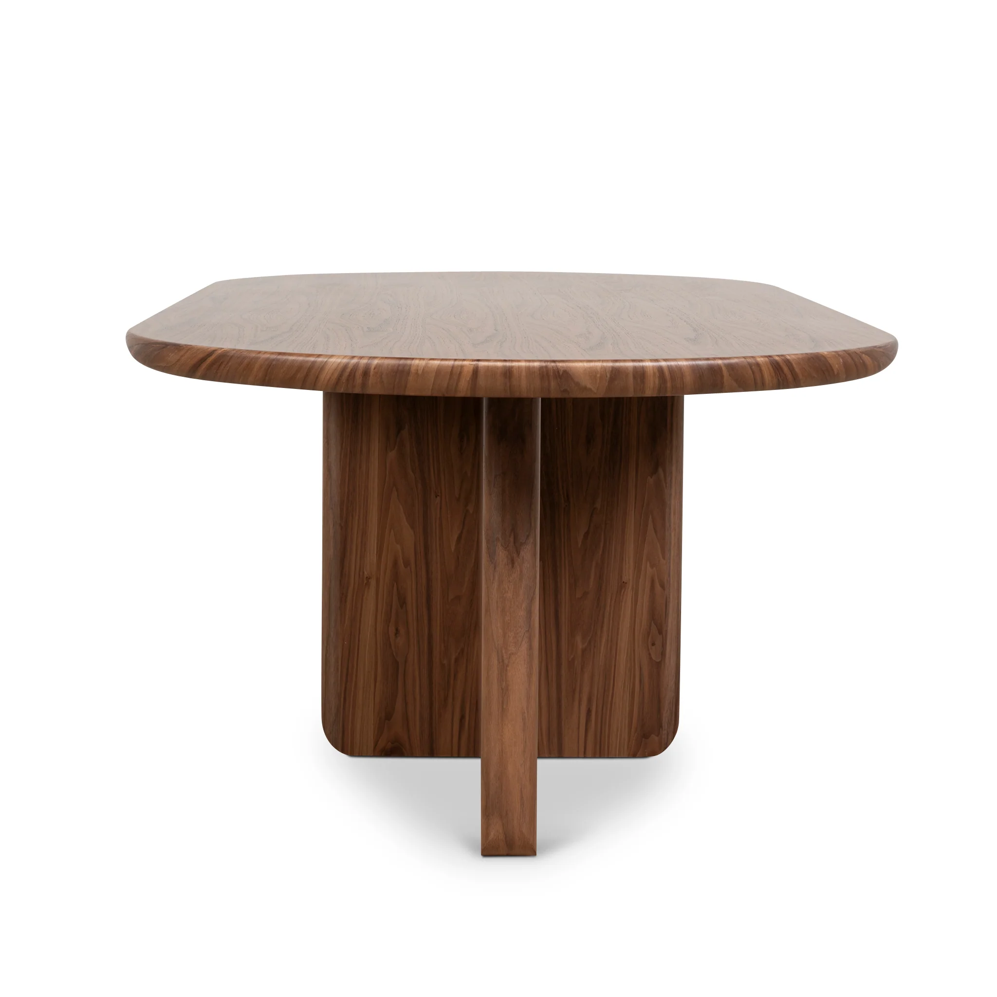 Valdis 2.4m Dining Table - Walnut - Image 6