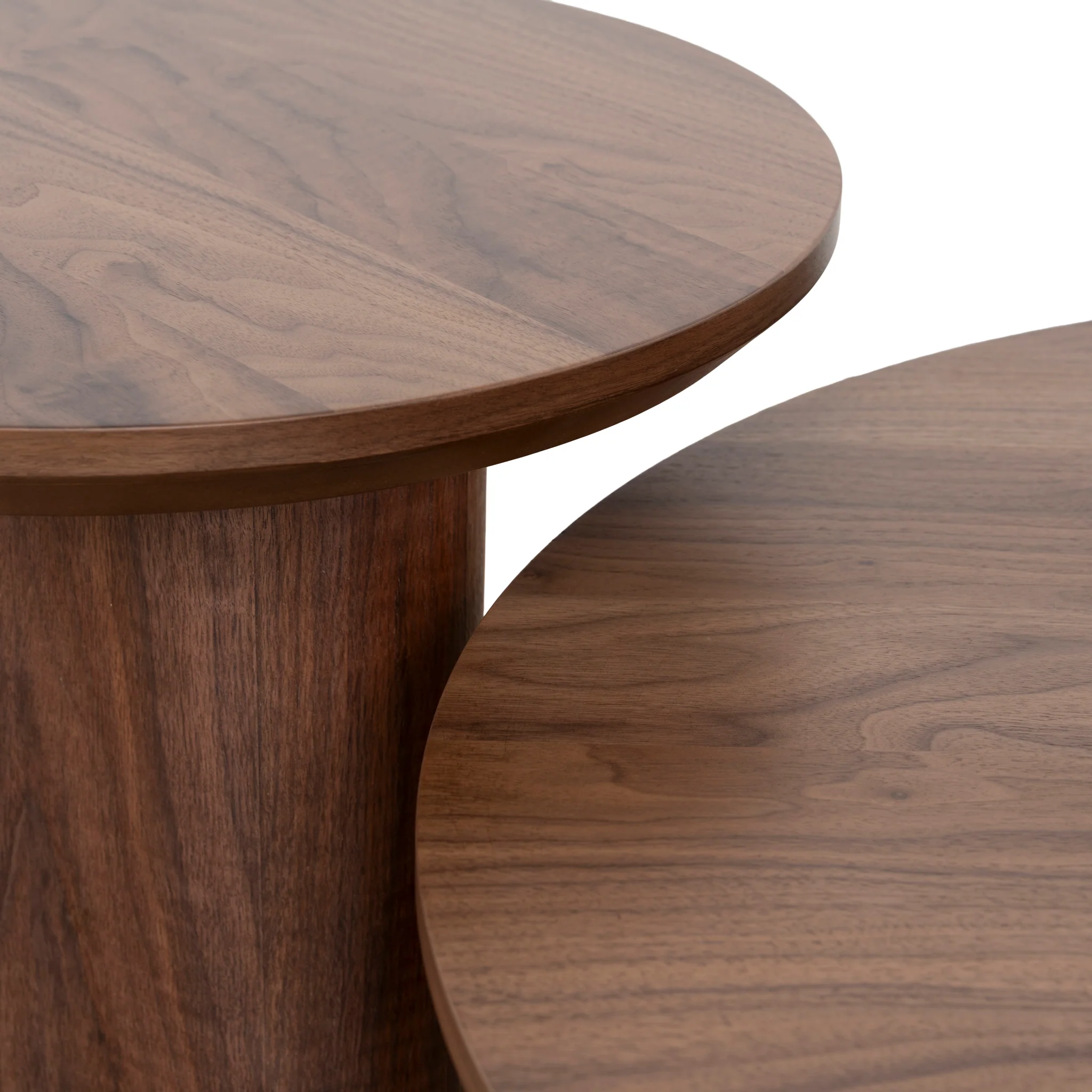Valmora Nested Coffee Table - Light Walnut - Image 4