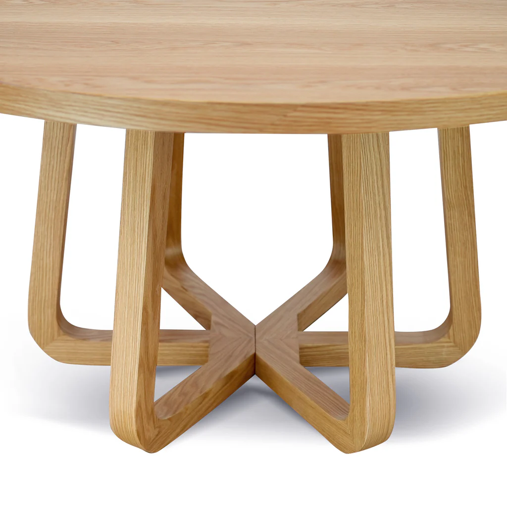 Vanya 1.5m Round Dining Table - Natural - Image 4