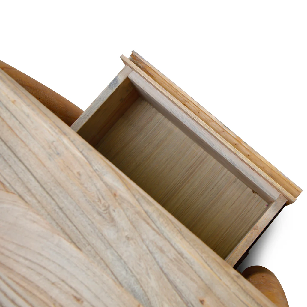 Varika 55cm Bedside Table - Natural - Image 17