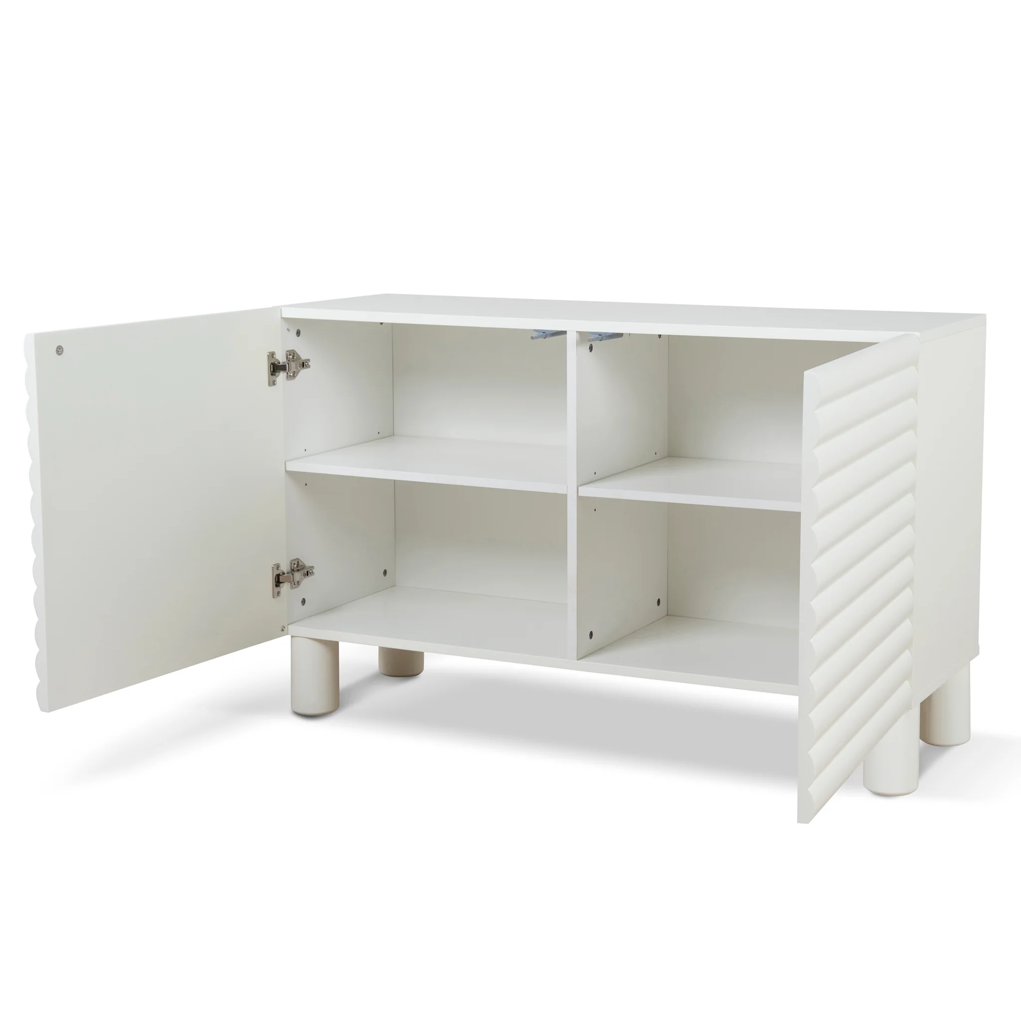 Vasuda 1.2m Sideboard Unit - White - Image 4