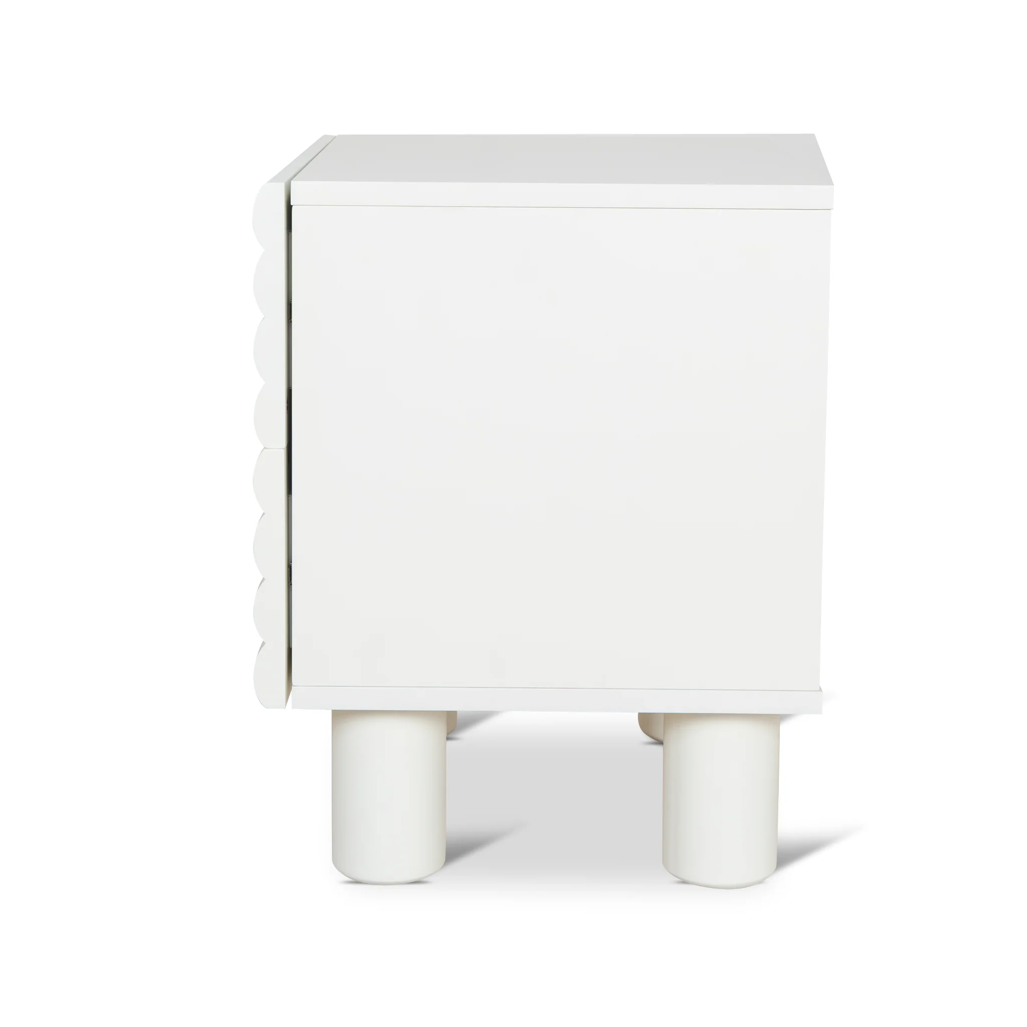 Vasuda 48cm Bedside Table - White - Image 6