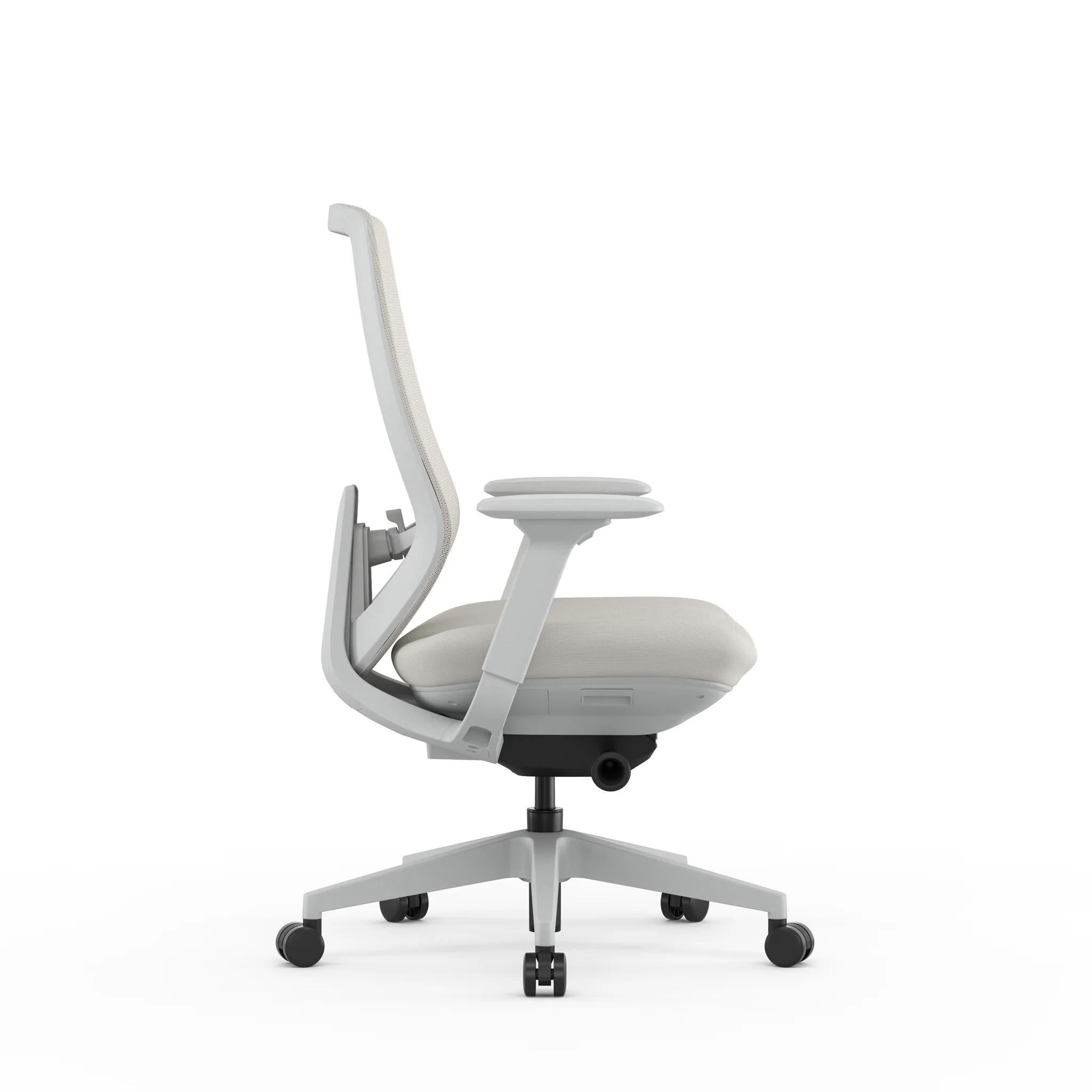 Velsan Mesh Office Chair - Light Grey - Image 3