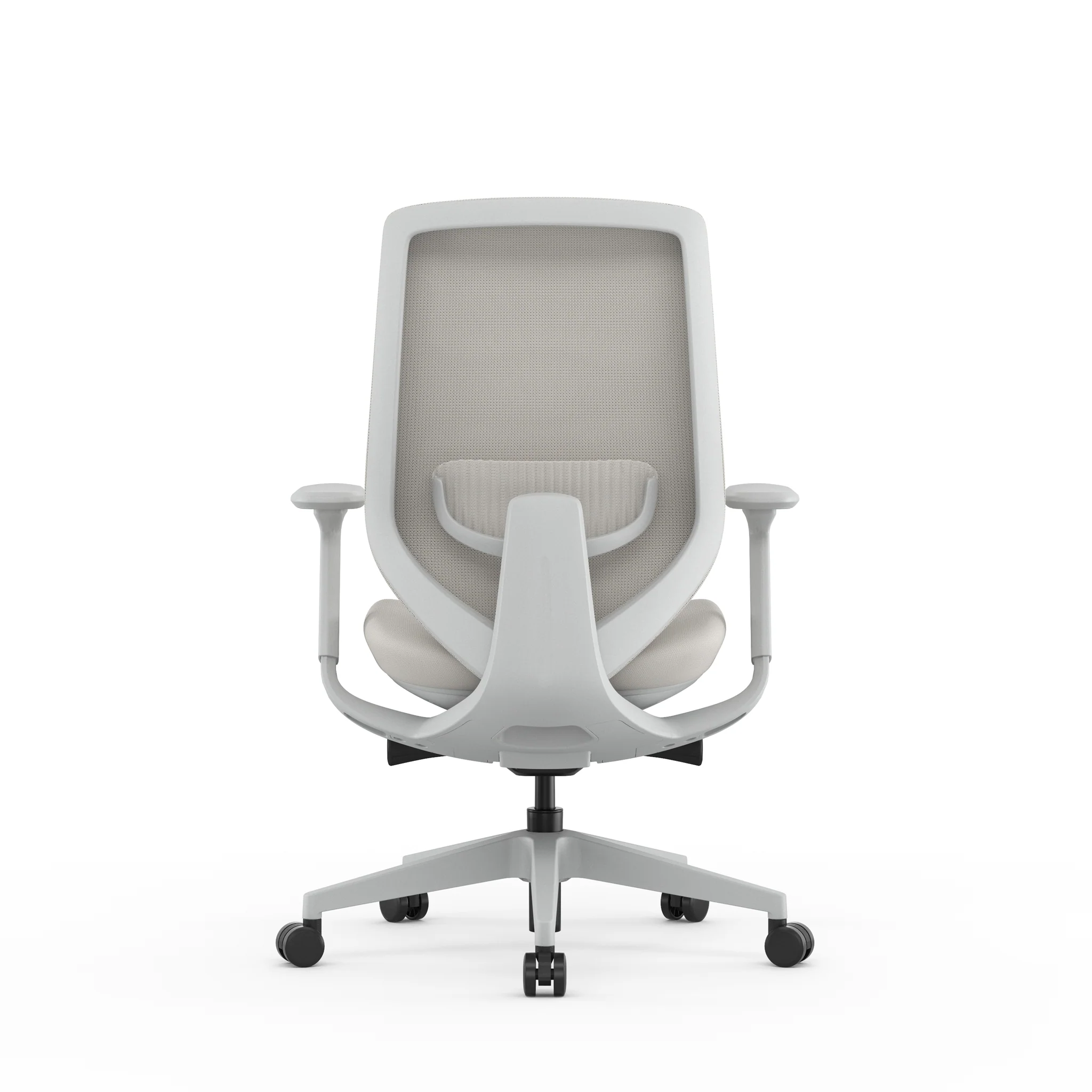 Velsan Mesh Office Chair - Light Grey - Image 5