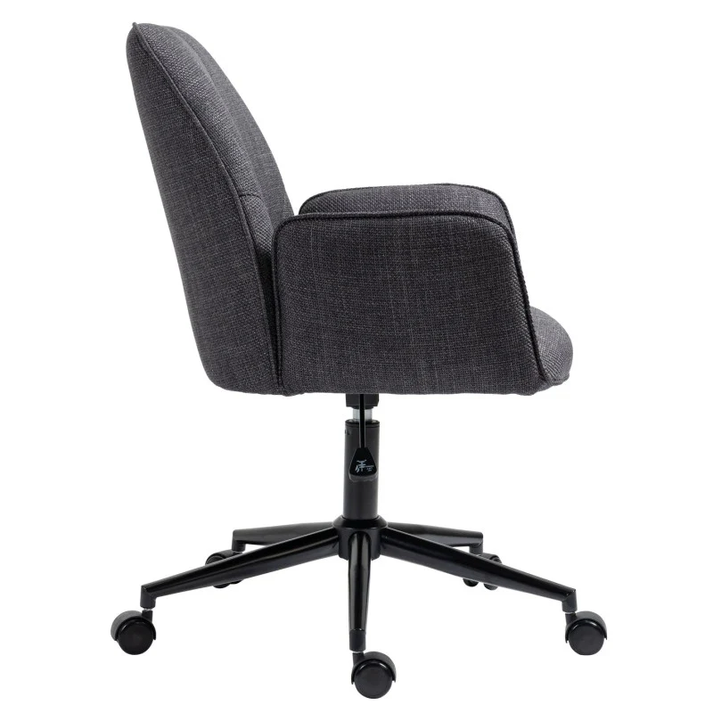 Vini Fabric Office Chair - Grey - Image 3