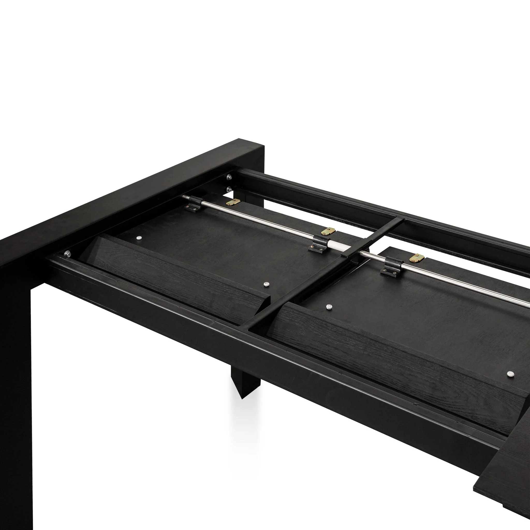 Viola Extendable (1.8m - 2.8m) Wooden Dining Table - Black - Image 8