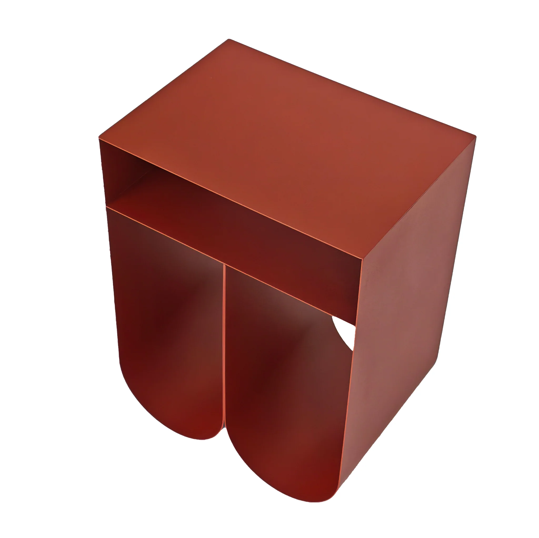 Vionta 35.5cm Side Table - Burgundy Red - Image 5