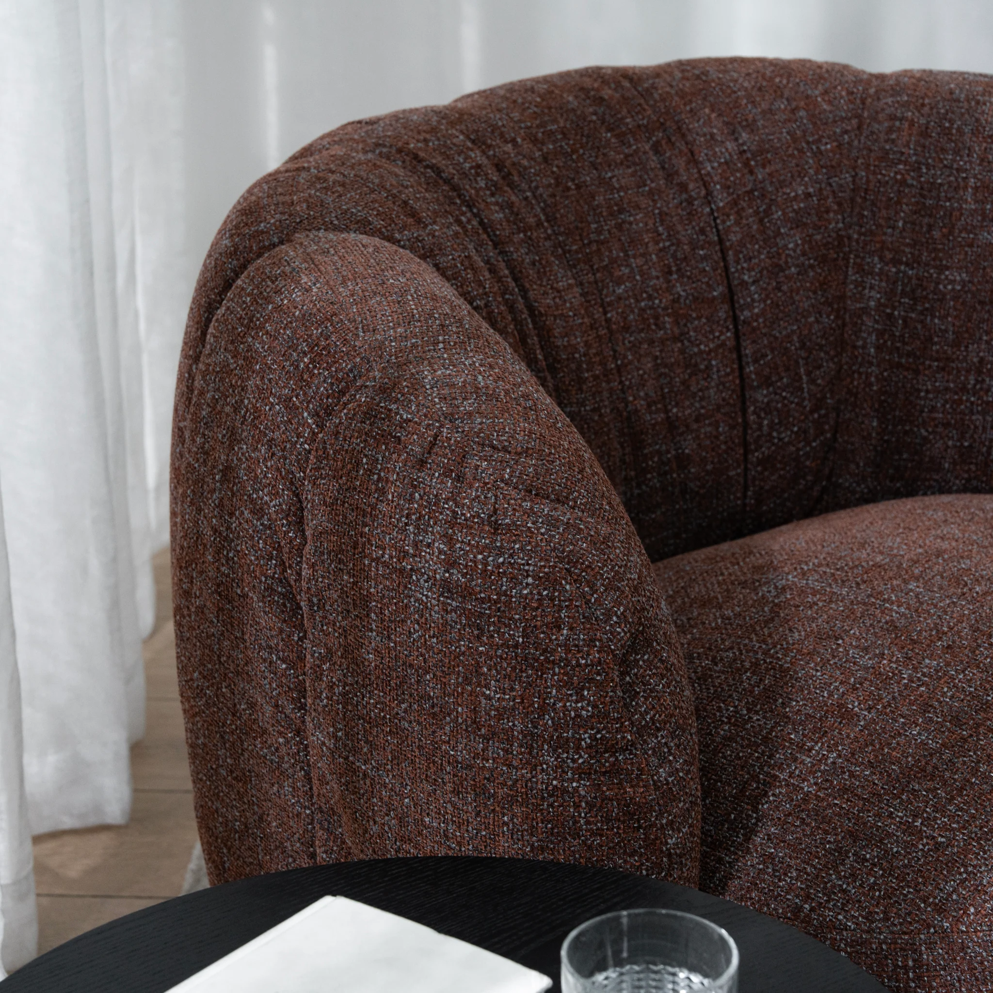 Viridia Armchair - Moss Brown - Image 3