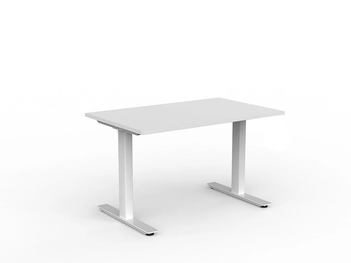 Waldo 1.2m Fixed Height Single Workstation - White