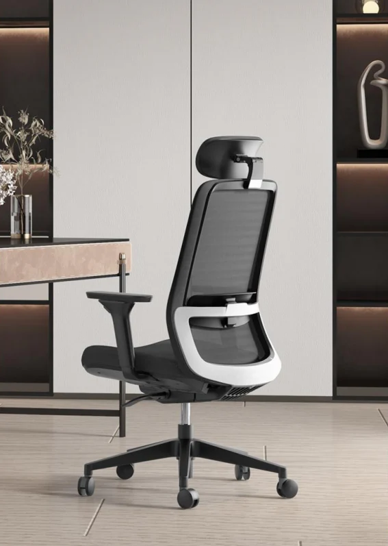 Walther Mesh Office Chair - Full Black - Image 14