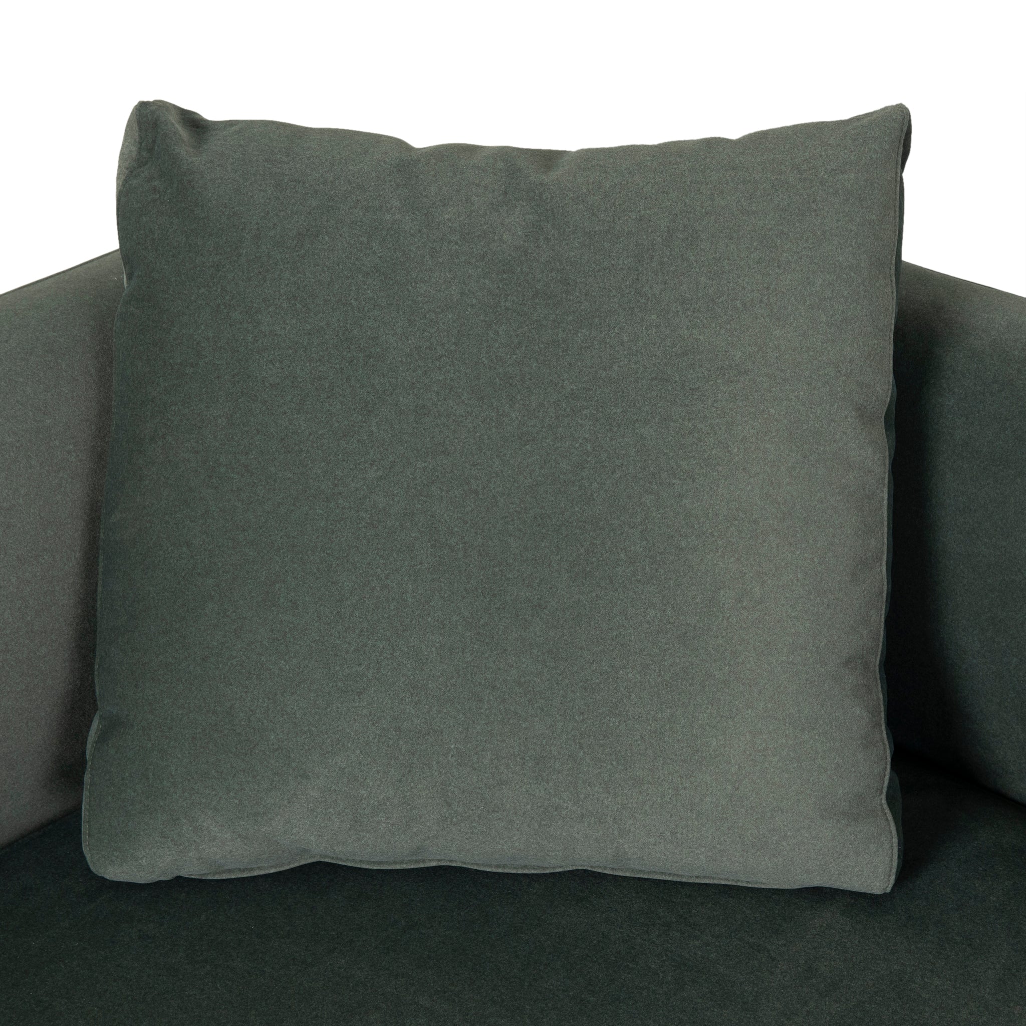 Willian 3 Seater Fabric Sofa - Burnt Green - Image 15