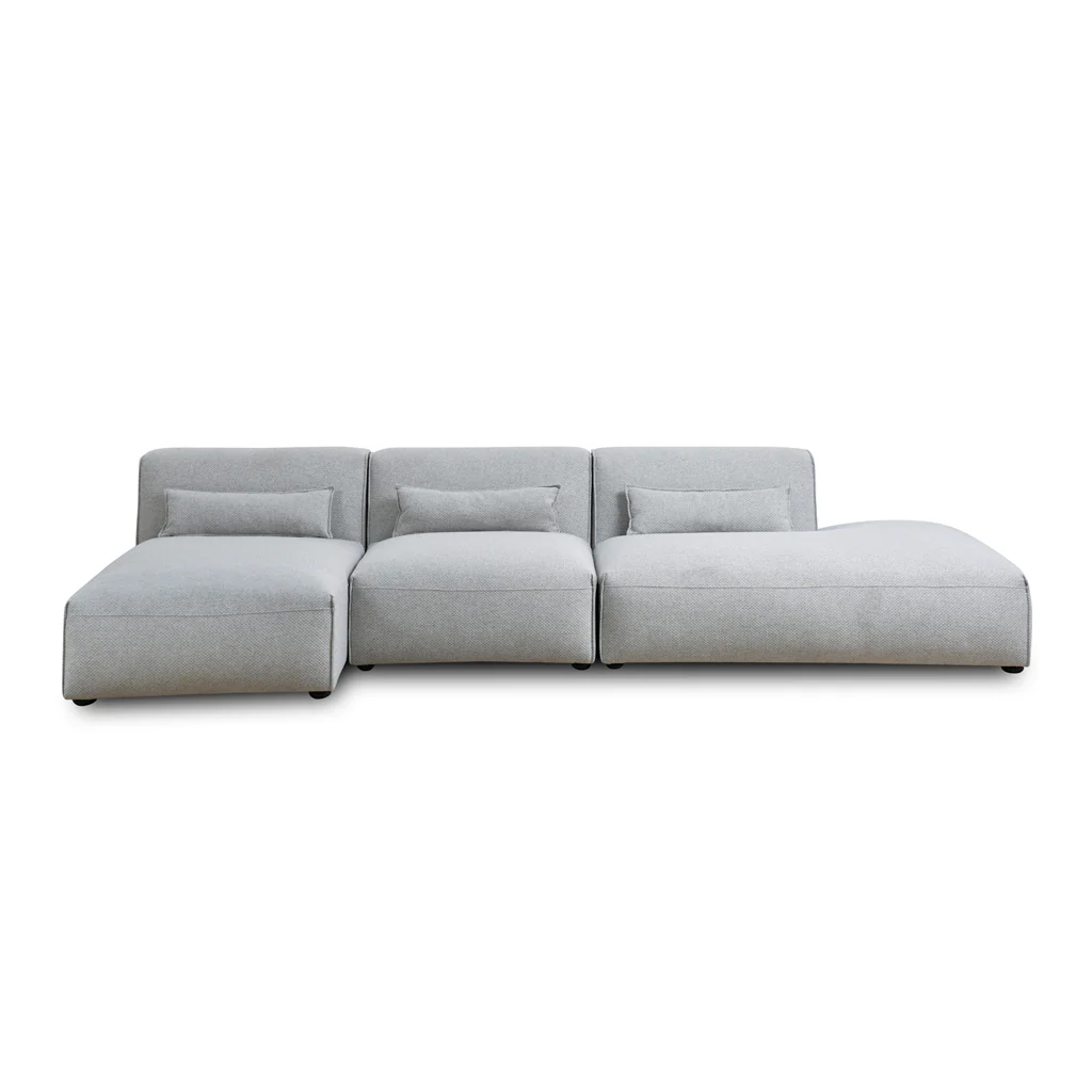 Yachin Left Chaise Sofa - Sterling Sand - Image 2
