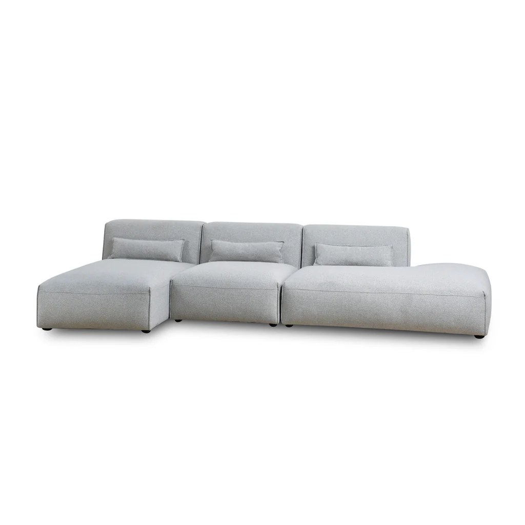 Yachin Left Chaise Sofa - Sterling Sand - Image 3