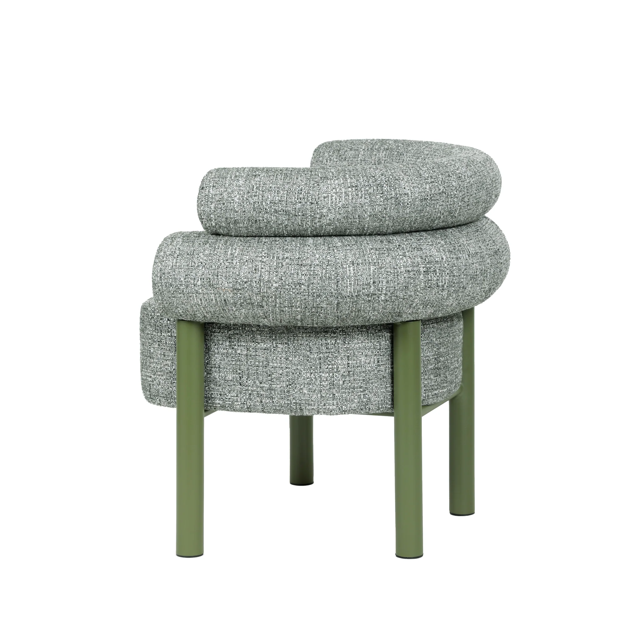 Yara Green Armchair - Spring Green - Image 5