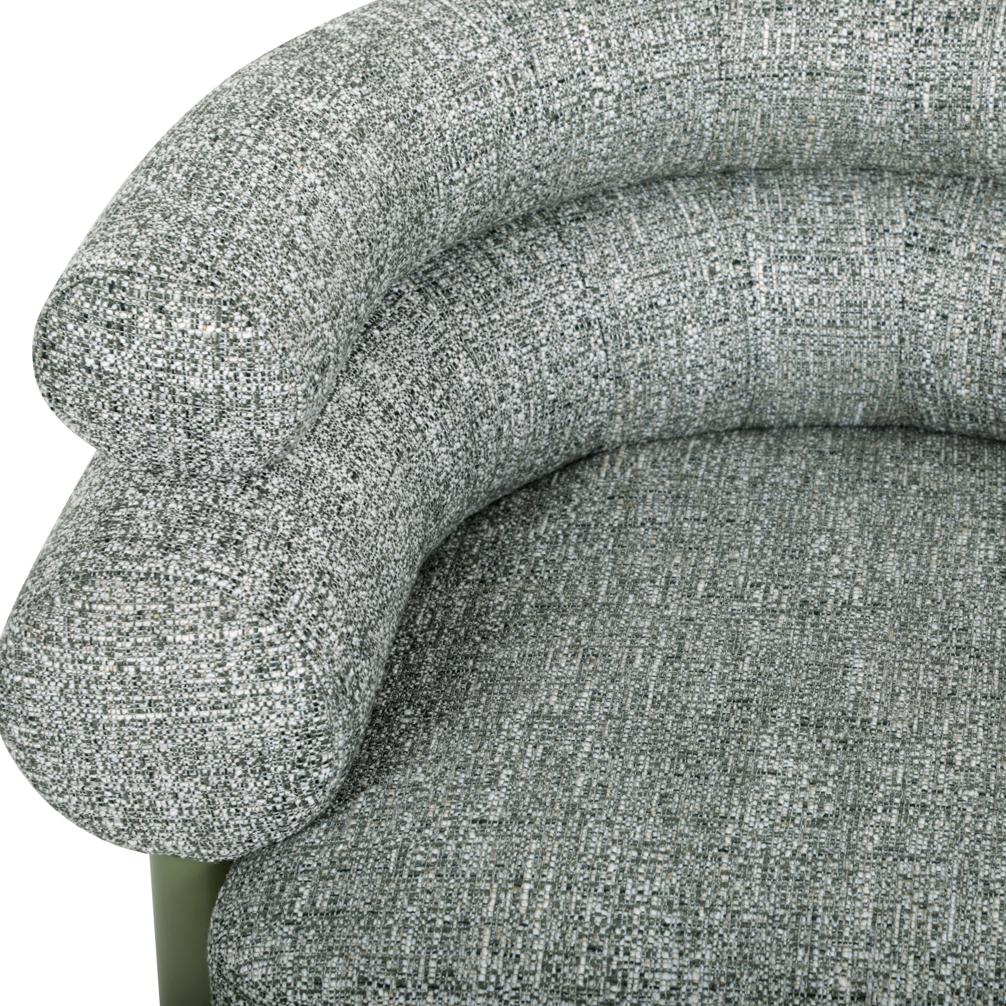 Yara Green Armchair - Spring Green - Image 7