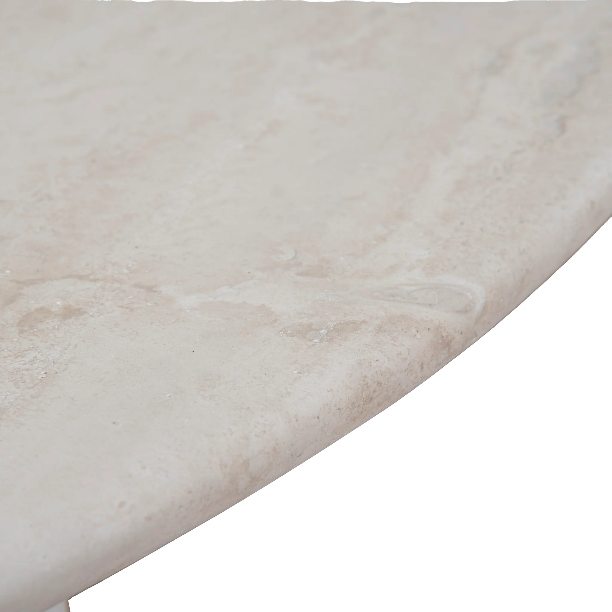 Zafar Nested Travertine Coffee Table - White - Image 16