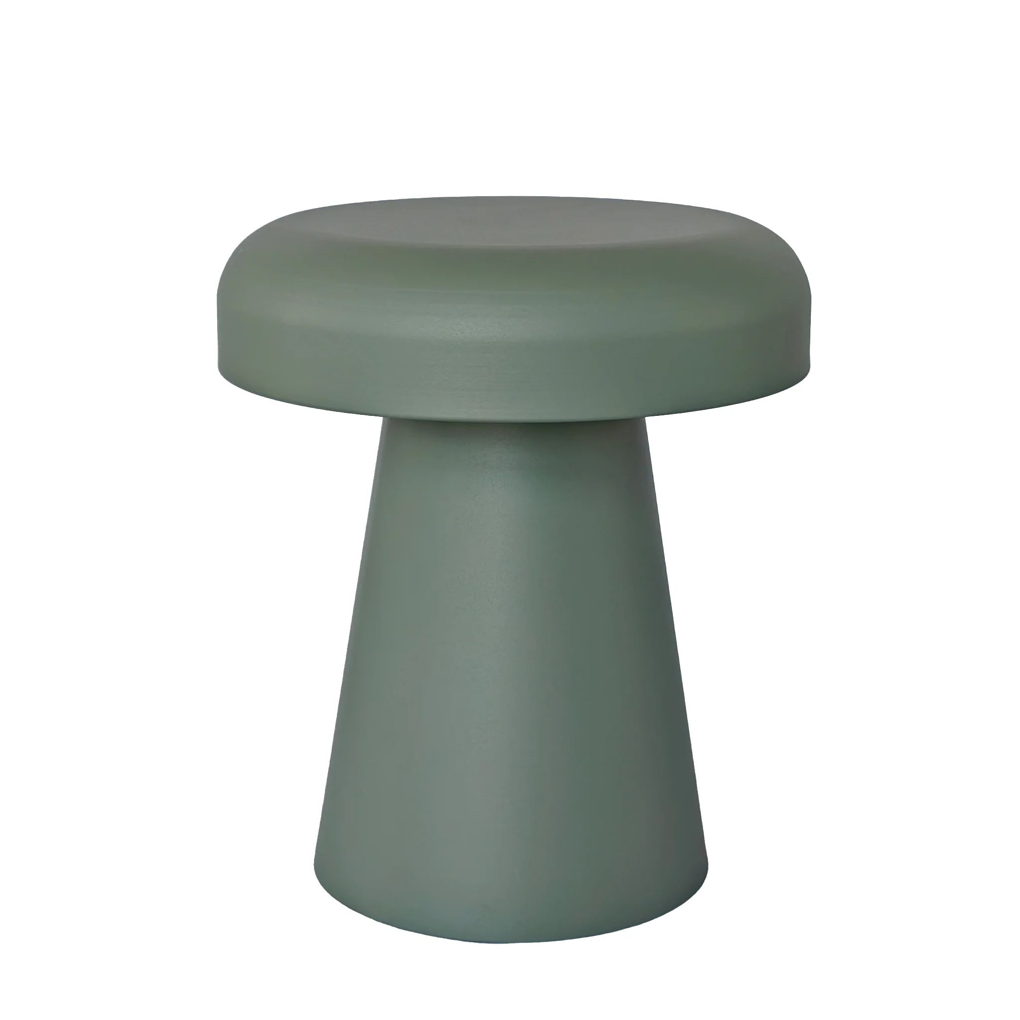 Zavro 40cm Round Side Table - Sage Green - Image 3