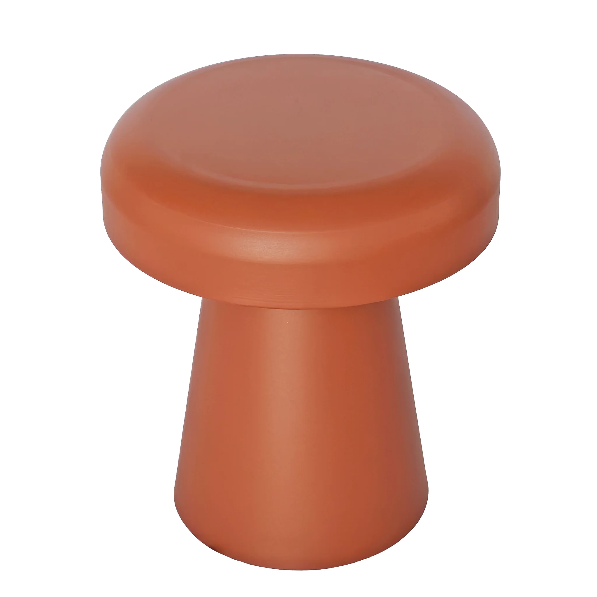 Zavro 40cm Round Side Table - Terracotta - Image 3