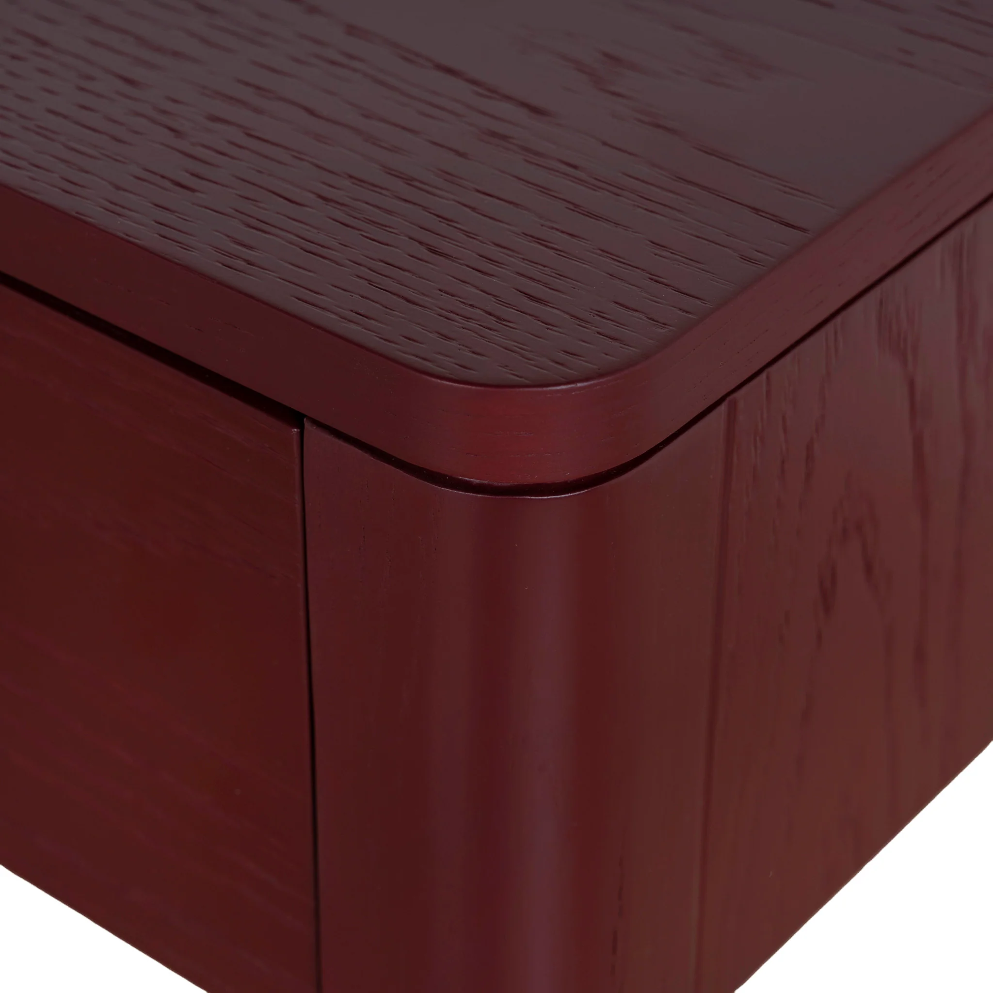 Zevra 1.2m Home Office Desk - Burgundy Red - Image 8