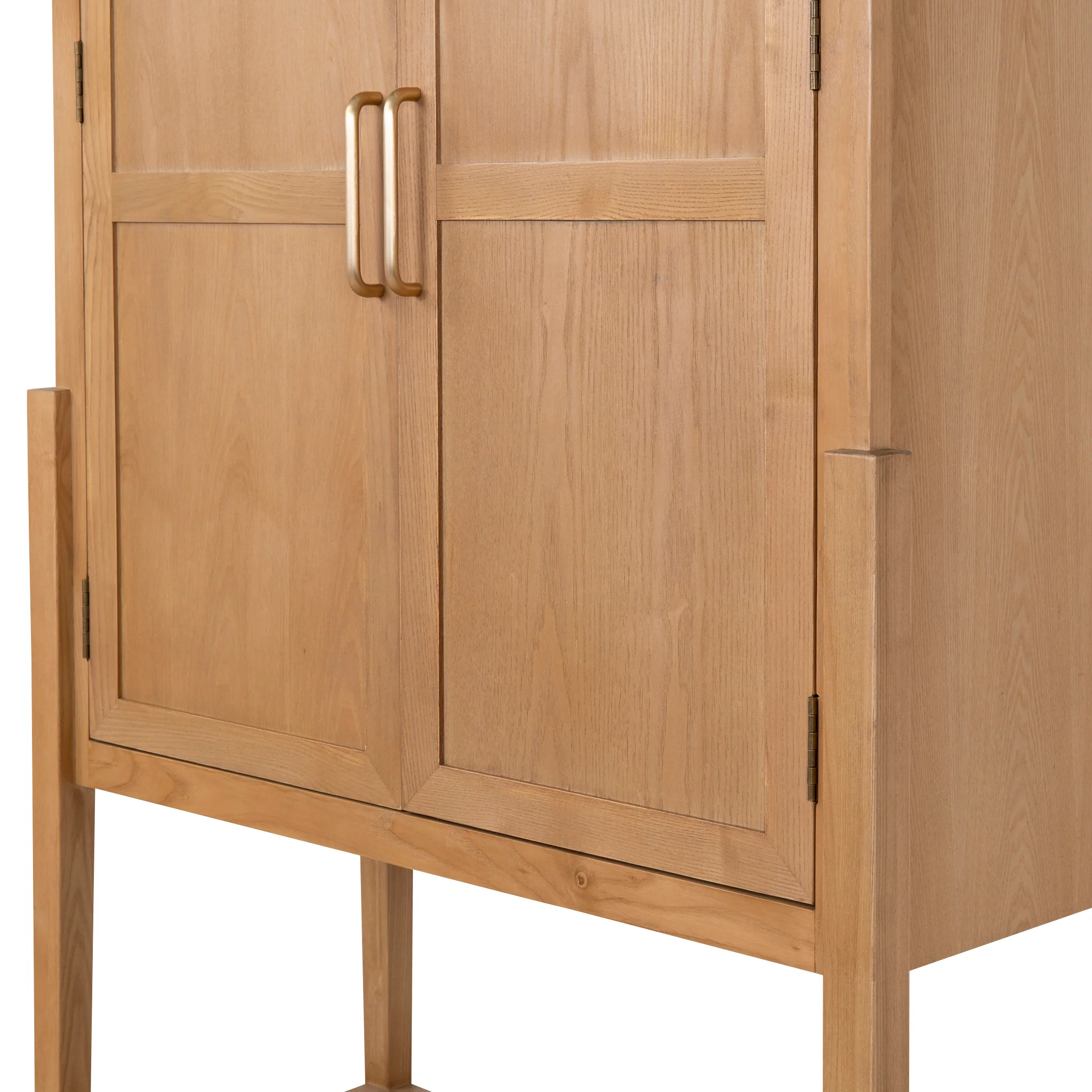Zia 1.83m (H) Ash Curve Cabinet - Natural - Image 9